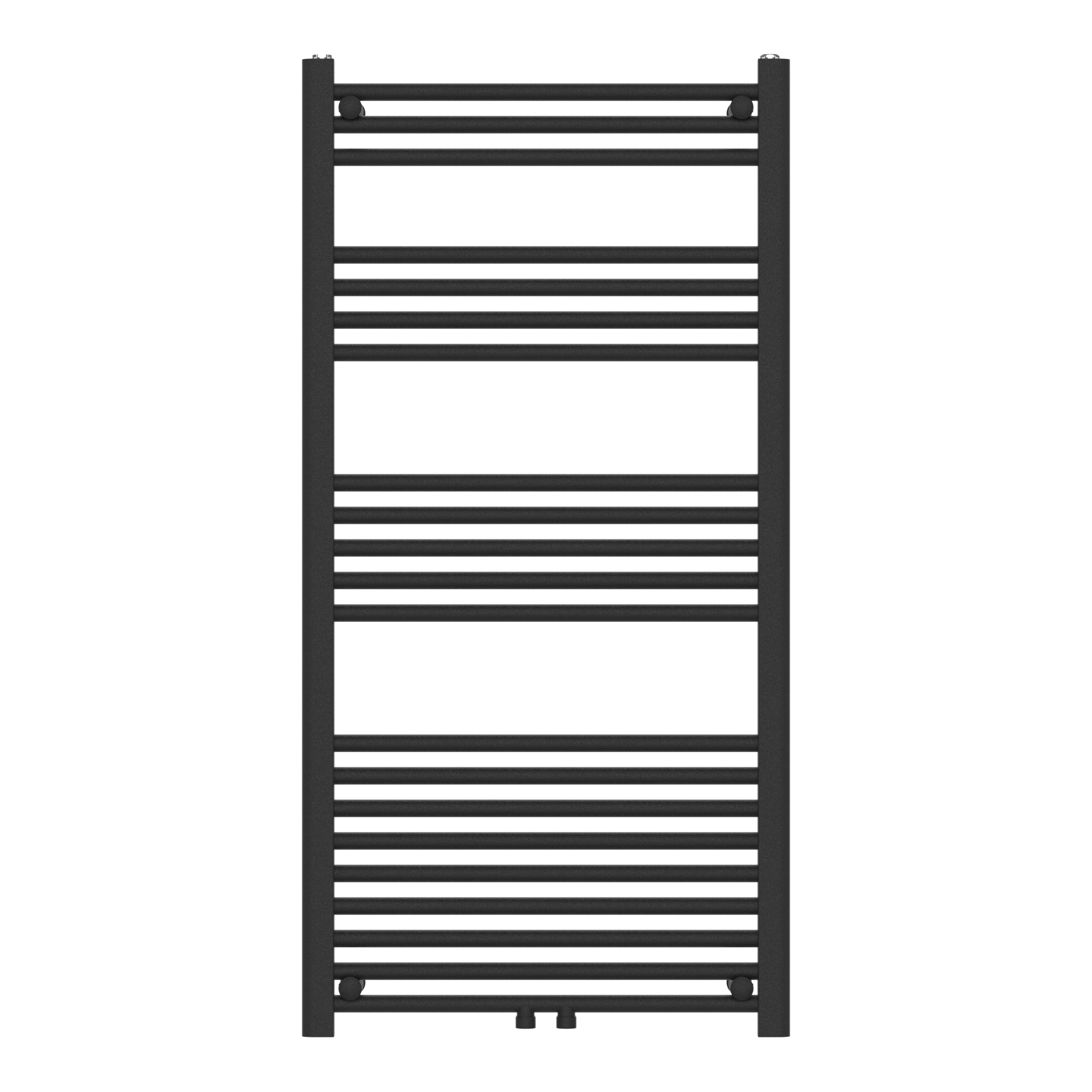 Calorifer portprosop baie Voss 120x60 cm, negru, otel