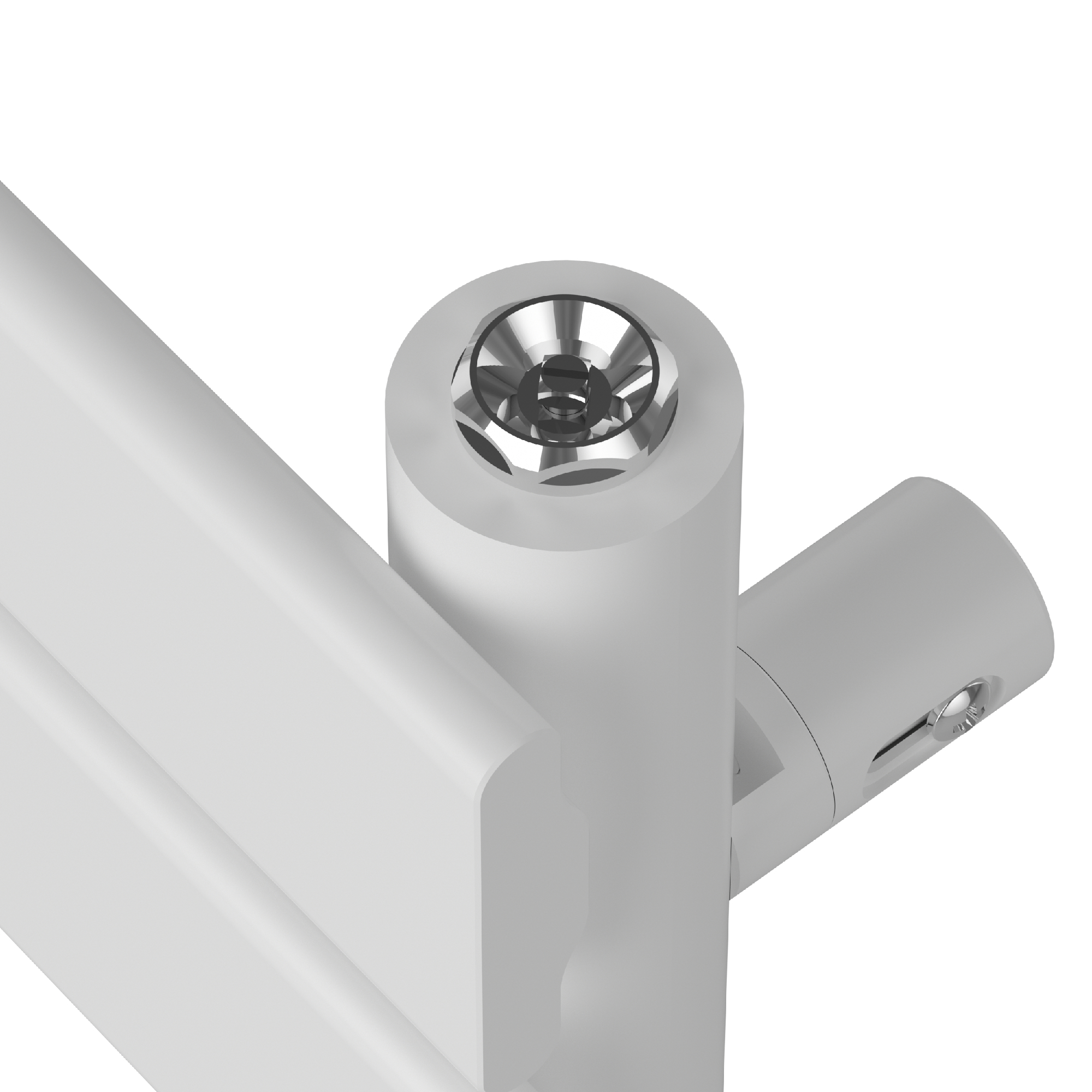 Calorifer portprosop baie Voss alb 120x40 cm, 12 lamele