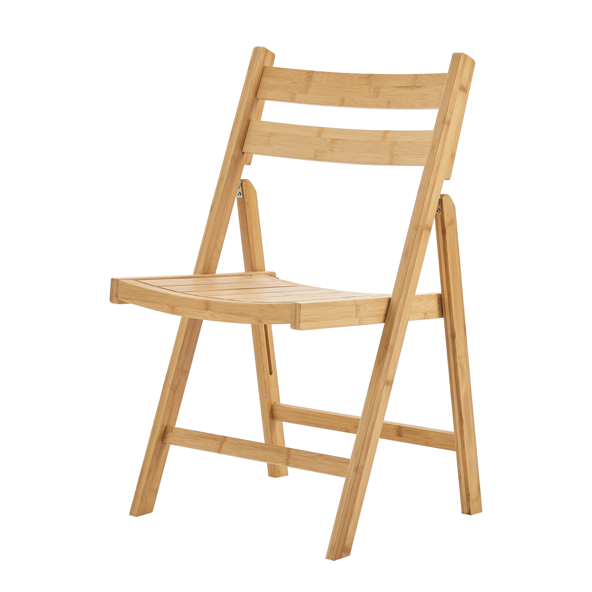 Set 2 scaune pliabile din bambus Gran pentru bucatarie si dining