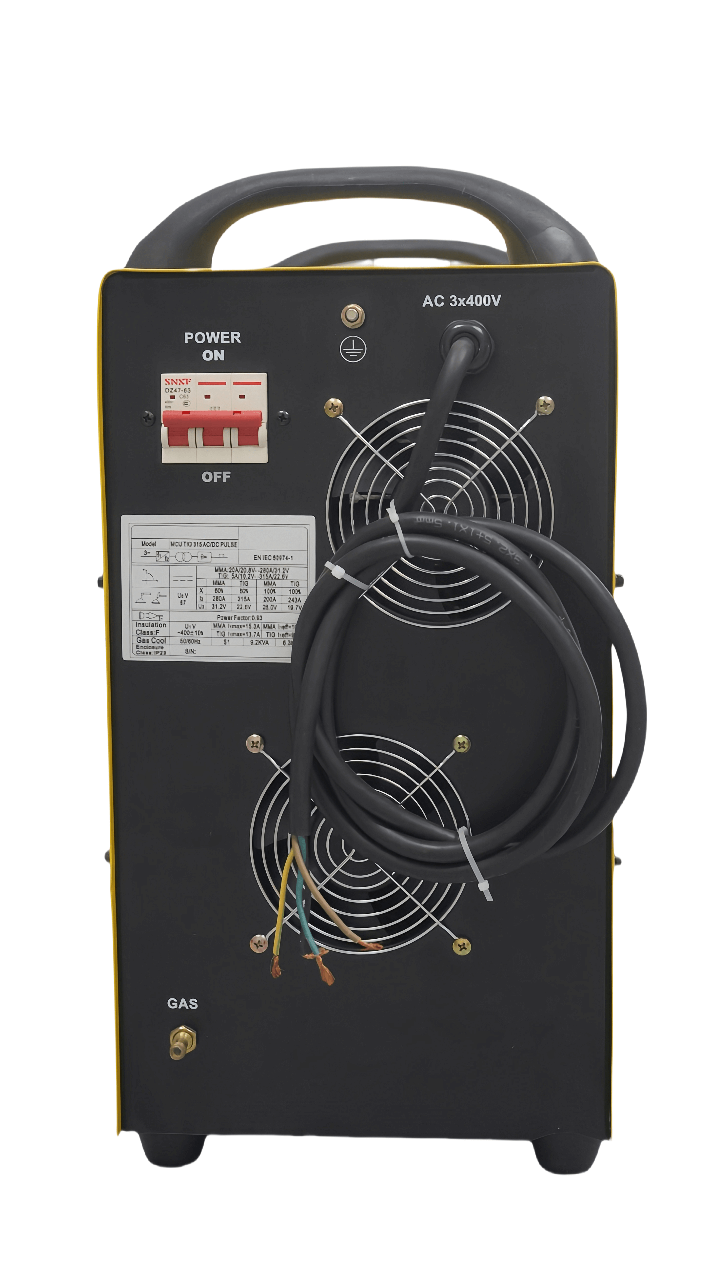 Aparat de sudura TIG 315 AC/DC Pulse cu racire cu apa, 315A