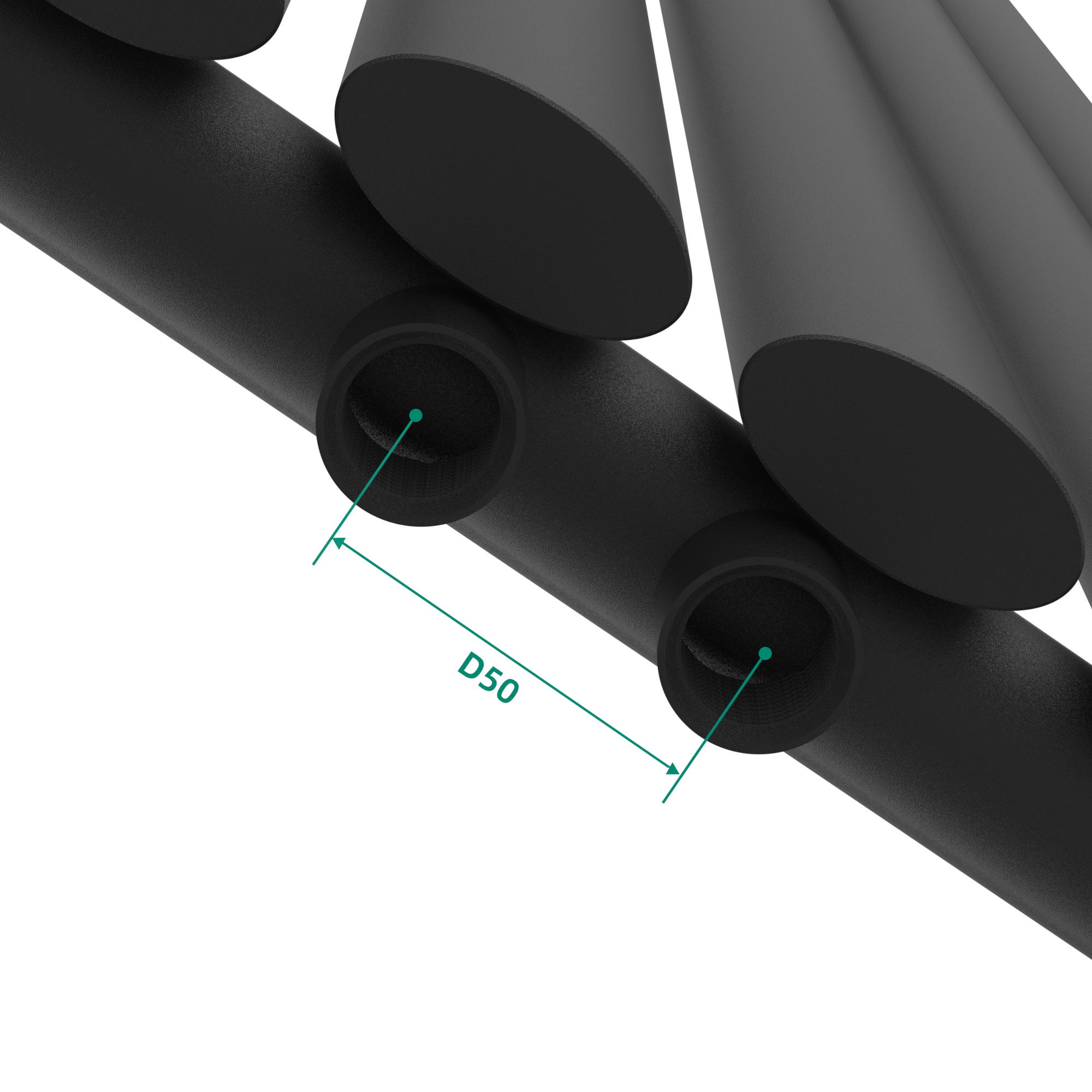 Radiator vertical de baie Nore, negru, 160x36 cm, 636W, otel