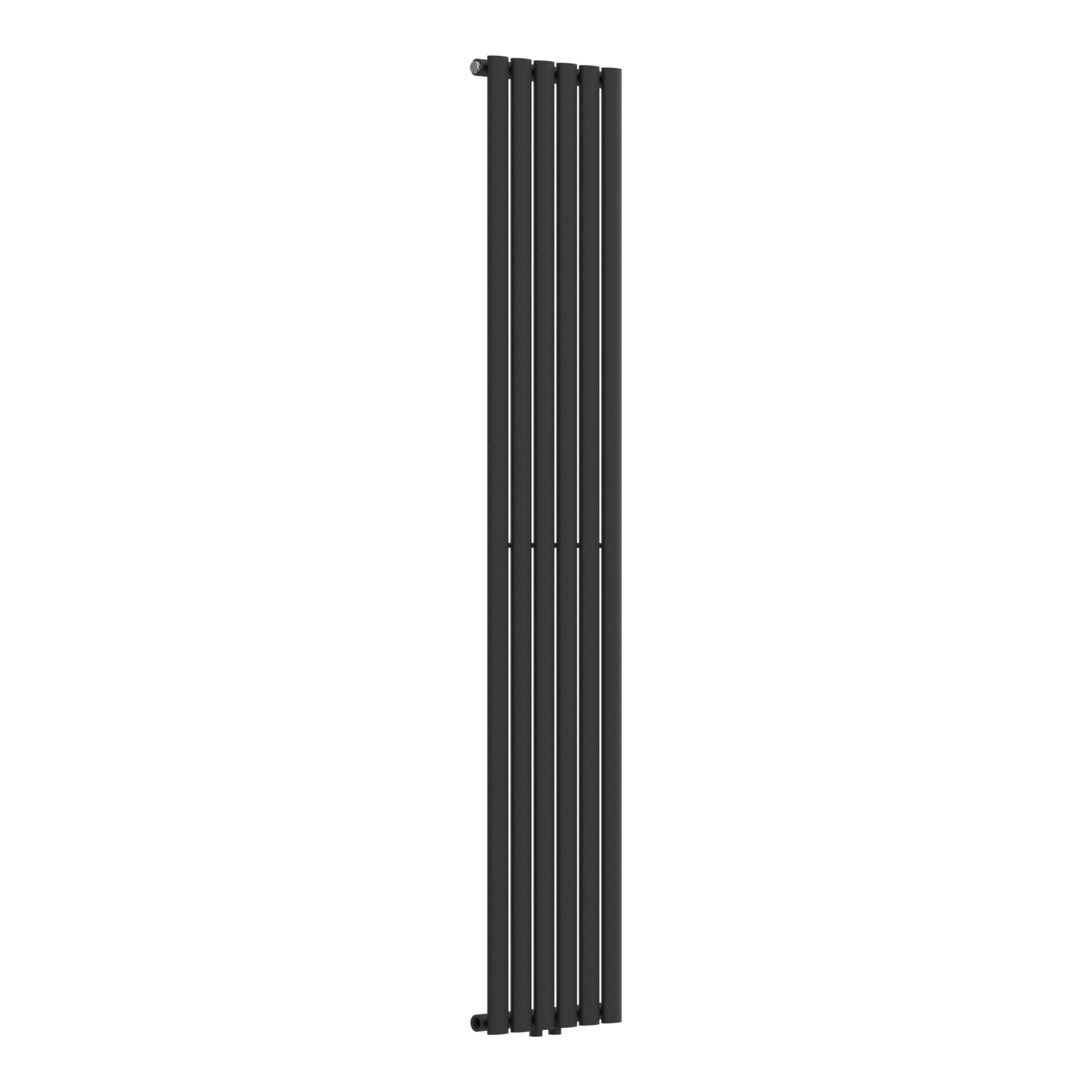 Calorifer baie vertical Nore negru 180x36 cm, 707W, otel