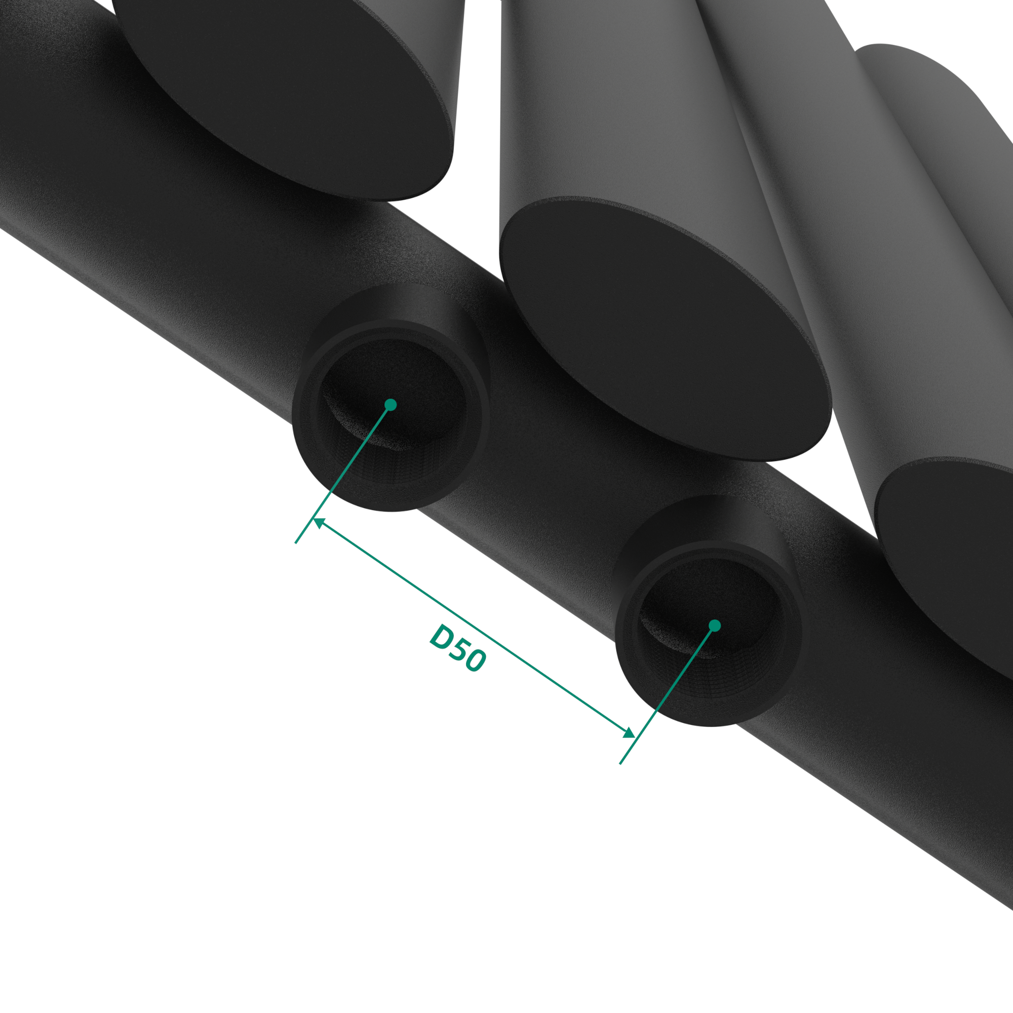 Calorifer design Nore negru 60x90 cm, 653W, montaj pe perete