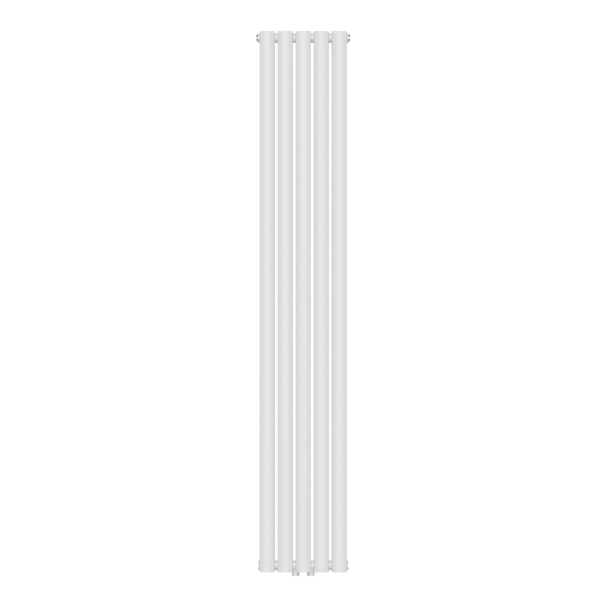 Calorifer tubular vertical Nore alb 180x30 cm, 1122W, dublu strat