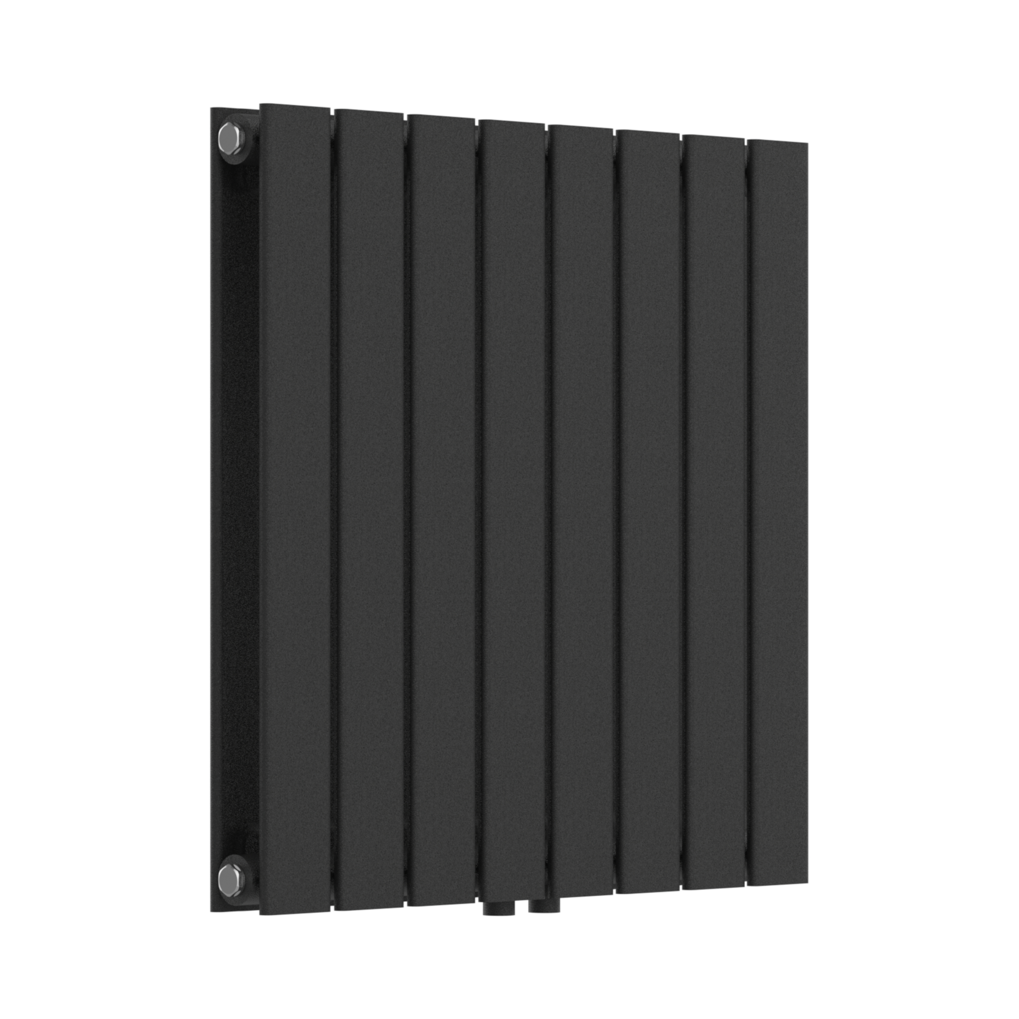 Calorifer panou Nore negru 60x60 cm, dublu strat, 809W, otel