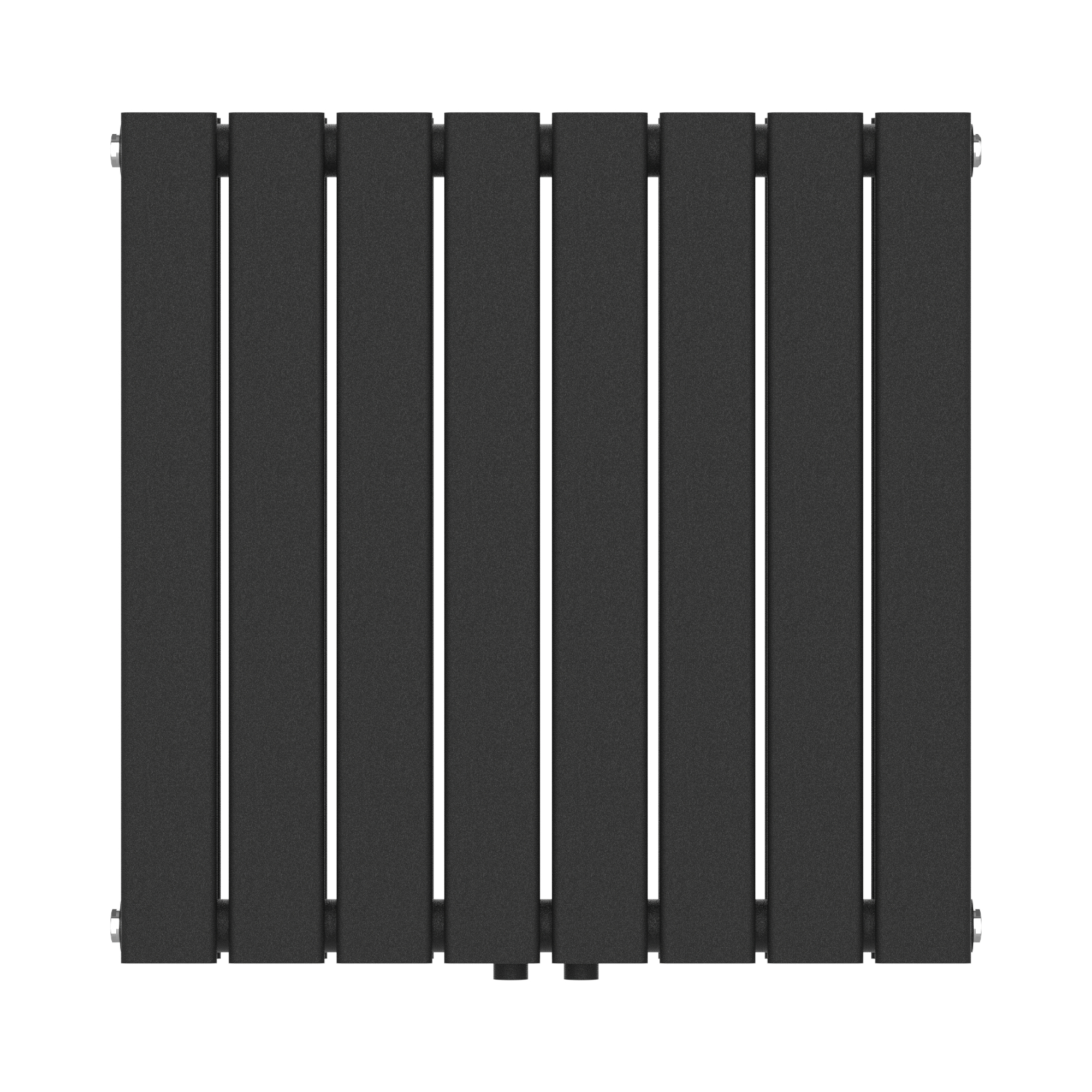 Calorifer panou Nore negru 60x60 cm, dublu strat, 809W, otel