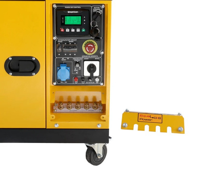 Generator diesel insonorizat Stager 7.5kVA DualPower 230/400V cu pornire electrică