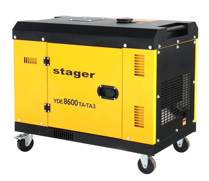 Generator diesel insonorizat Stager 7.5kVA DualPower 230/400V cu pornire electrică