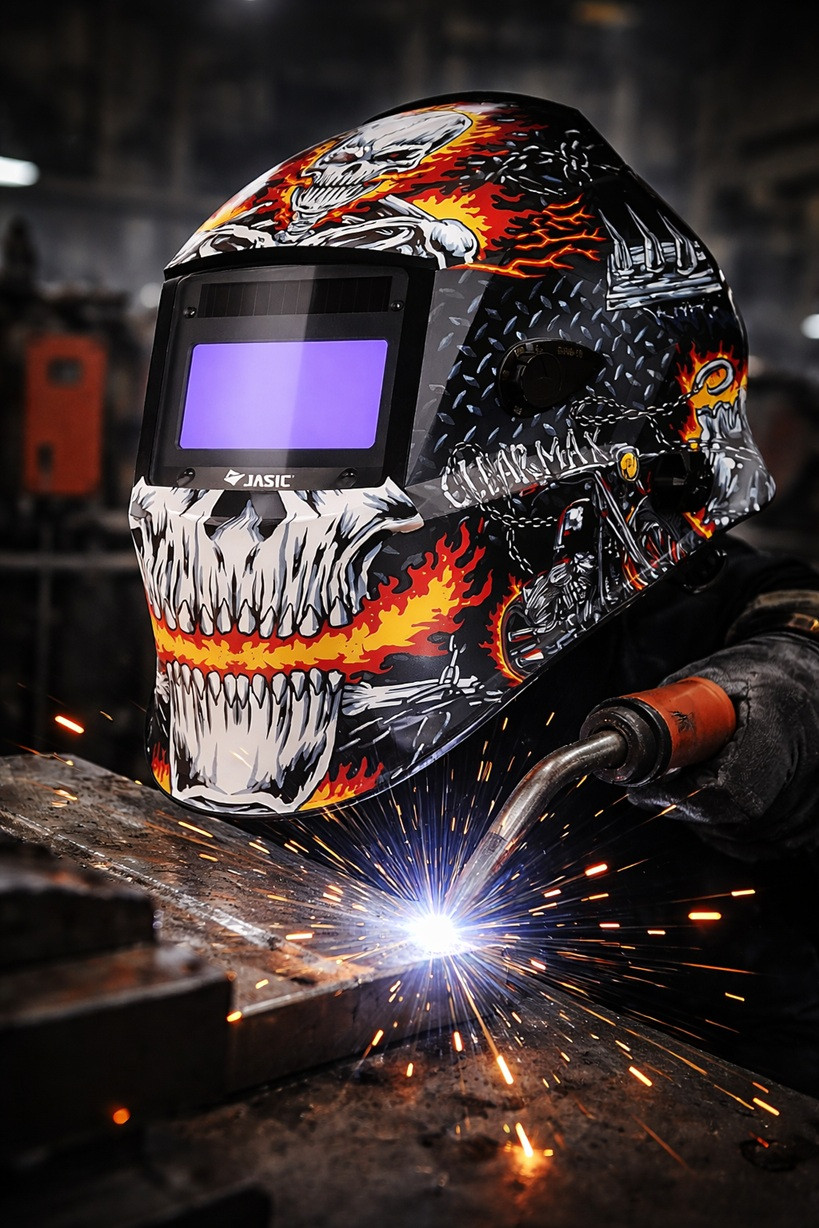 Masca de sudura automata JASIC INFERNO-X cu 4 senzori si filtru LCD