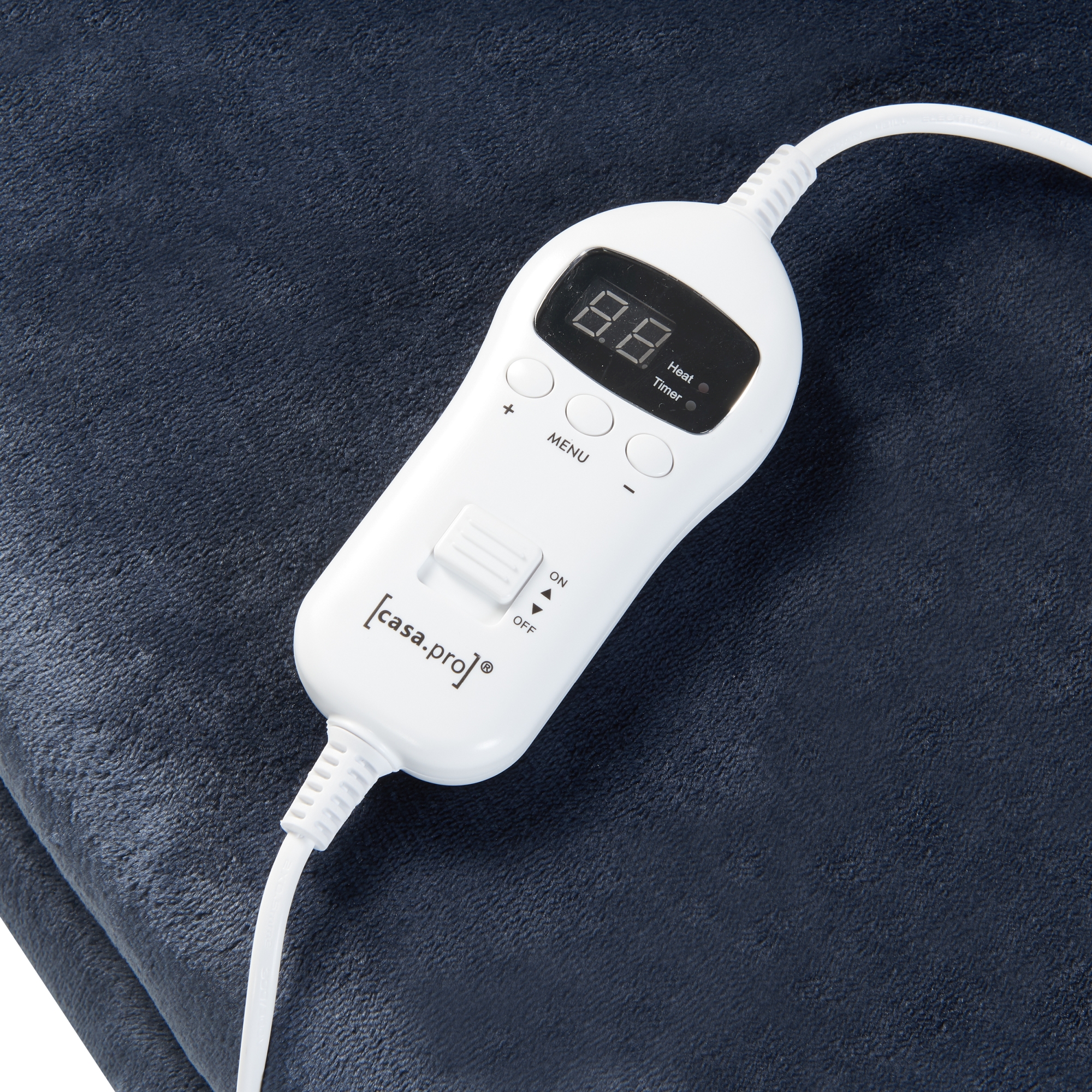 Pătură electrică Archi 180x130 cm albastru închis, 10 trepte