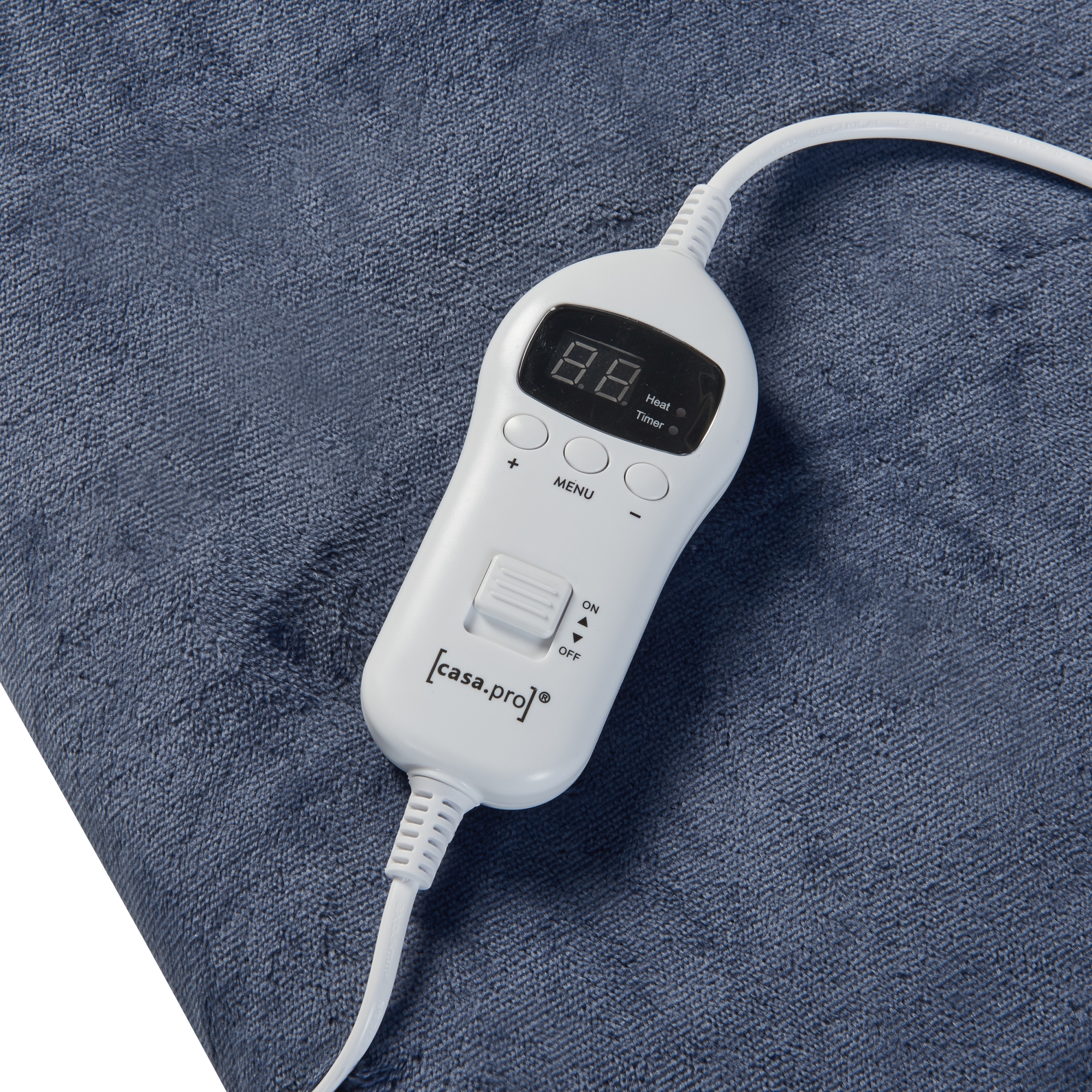 Pătură electrică Archi 180x130 cm, albastru deschis, 10 trepte