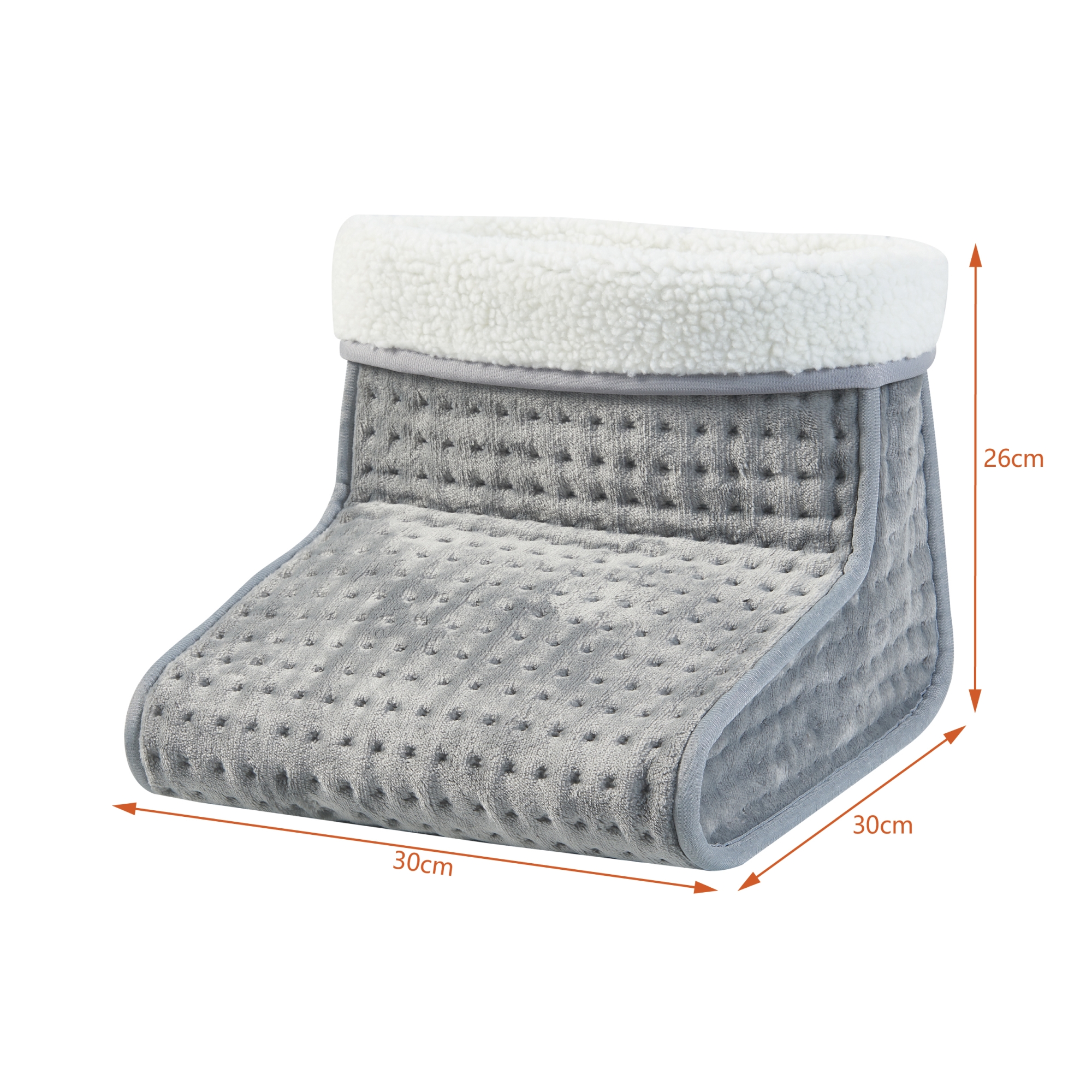 Incalzitor electric pentru picioare Bari 100W gri, 4 trepte