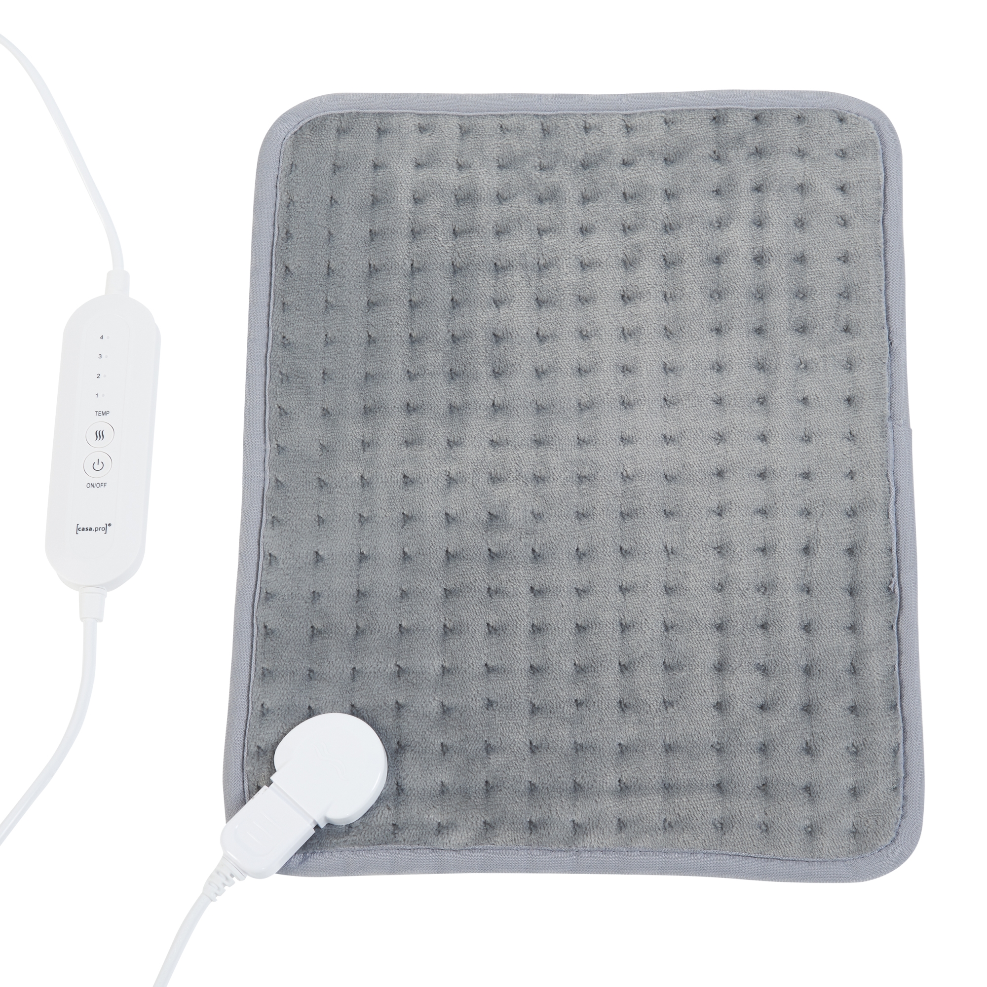 Perna electrica Bella 80W 40x30 cm, 4 trepte de incalzire, gri