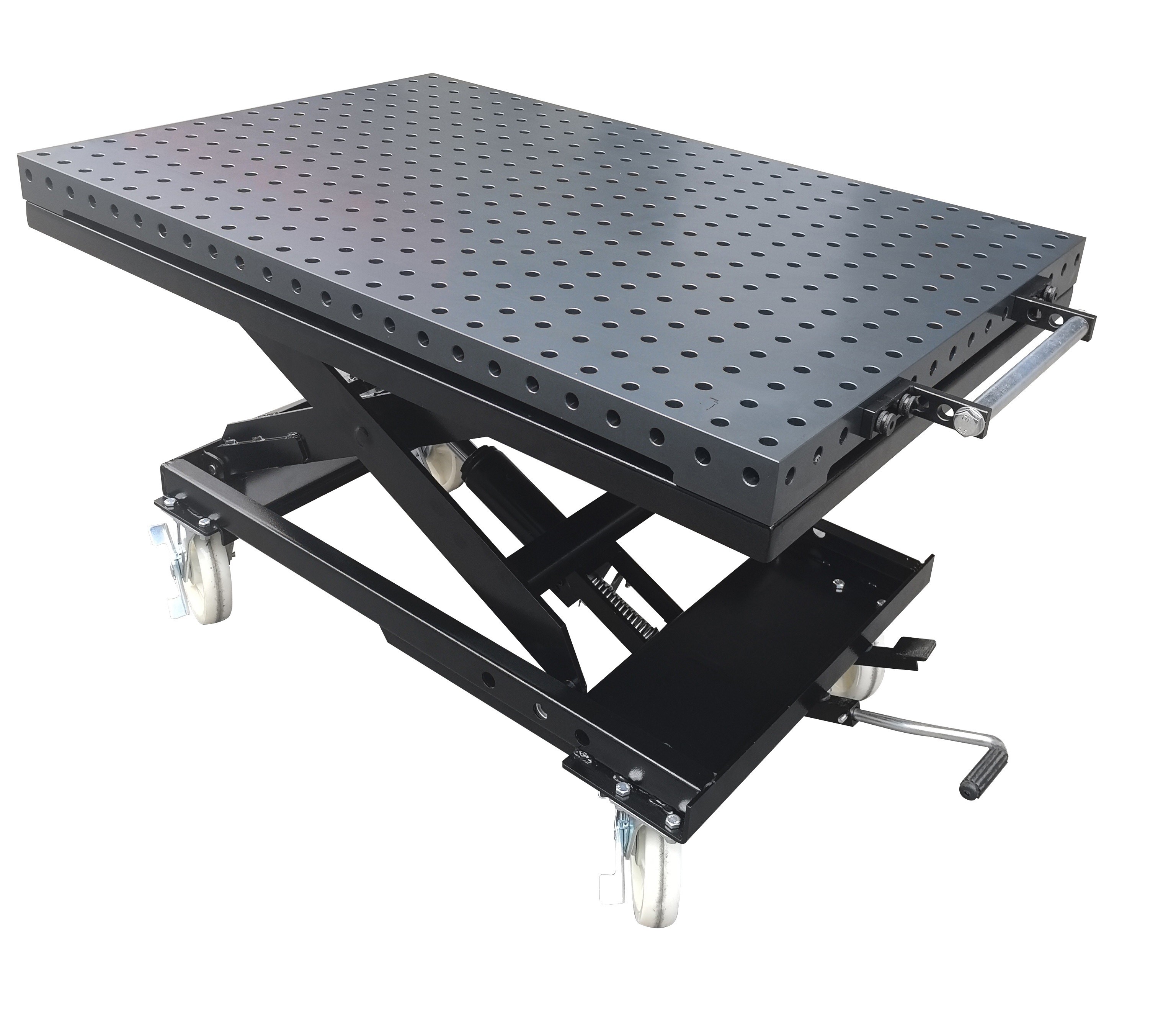 Masa de sudura mobila Telwin cu inaltime reglabila 1200x800 mm