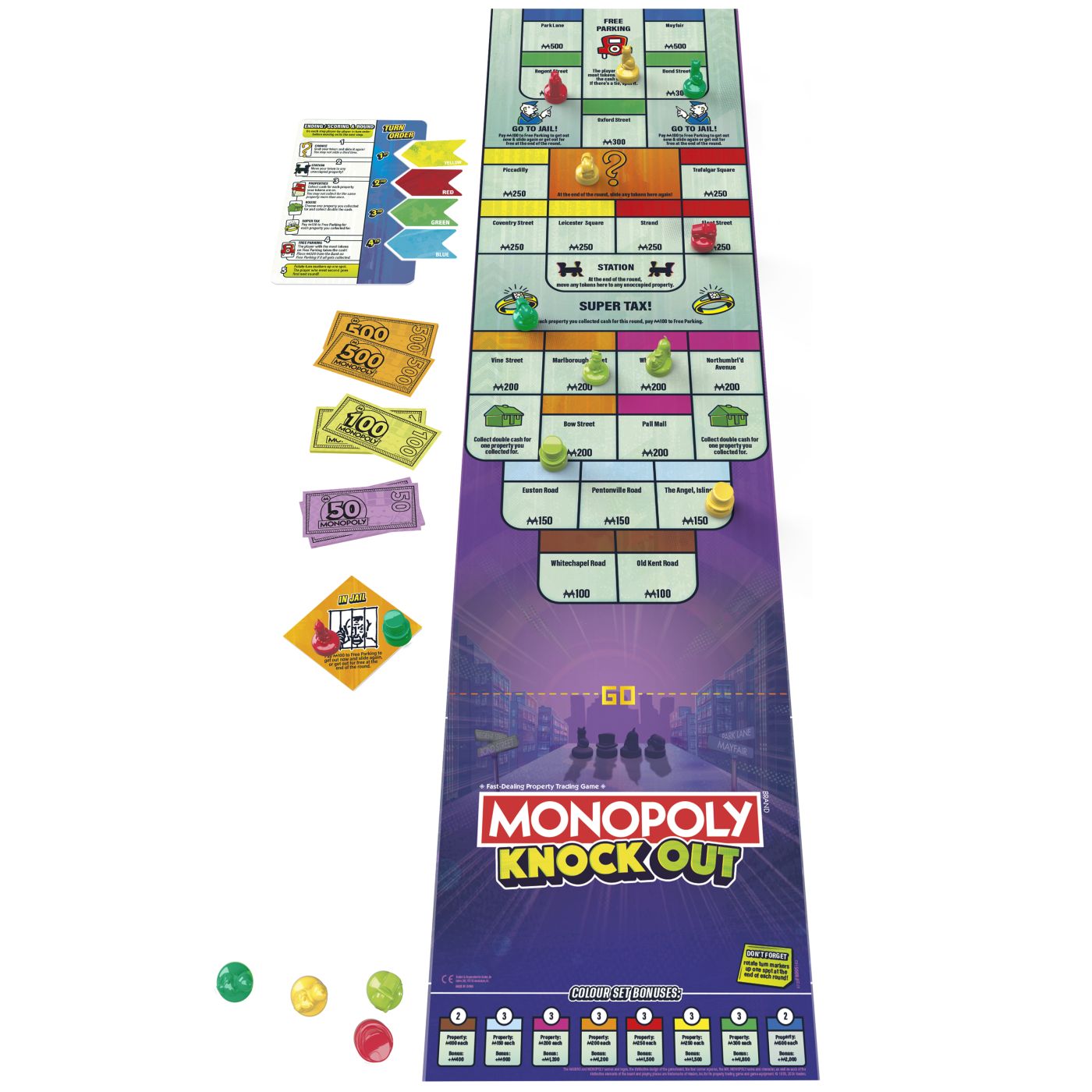 JOC MONOPOLY KNOCK OUT IN LIMBA ENGLEZA SuperHeroes ToysZone