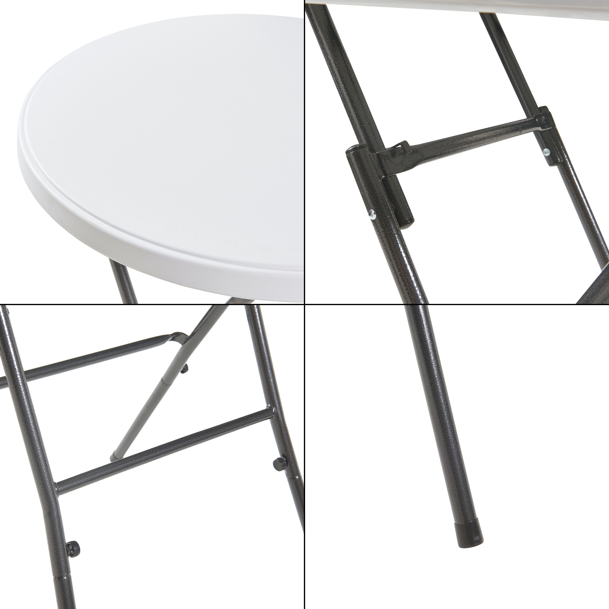 Masă pliabilă de bar Ljusnarsberg, albă, 80x110 cm, HDPE