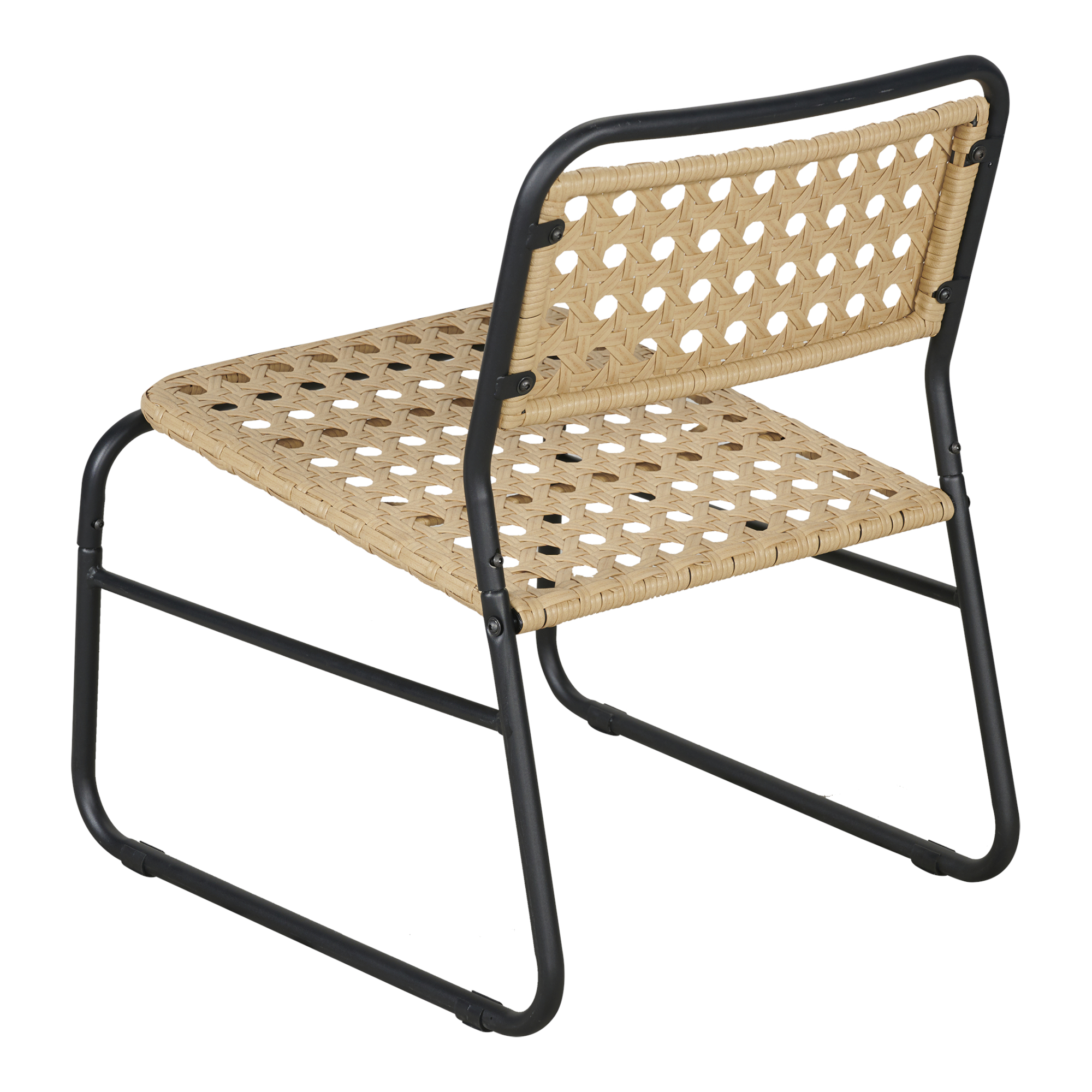 Set bistro de grădină Brienza, 3 piese, poliratan bej