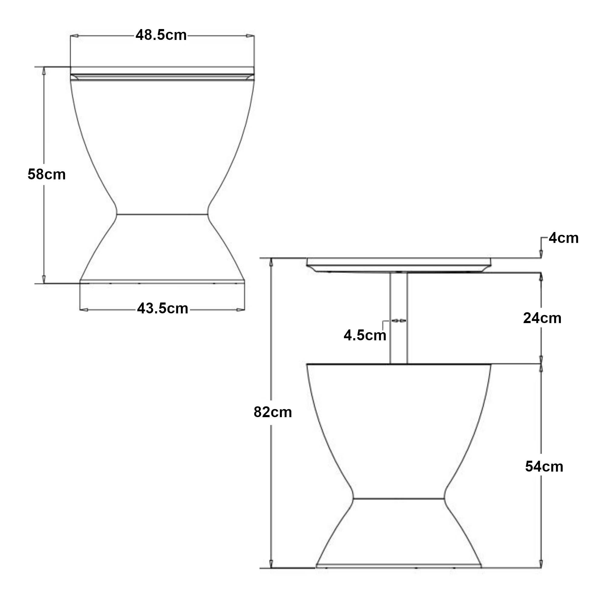 Masă frigorifică Atessa pentru grădină, 30 L, maro deschis, 58–82 cm