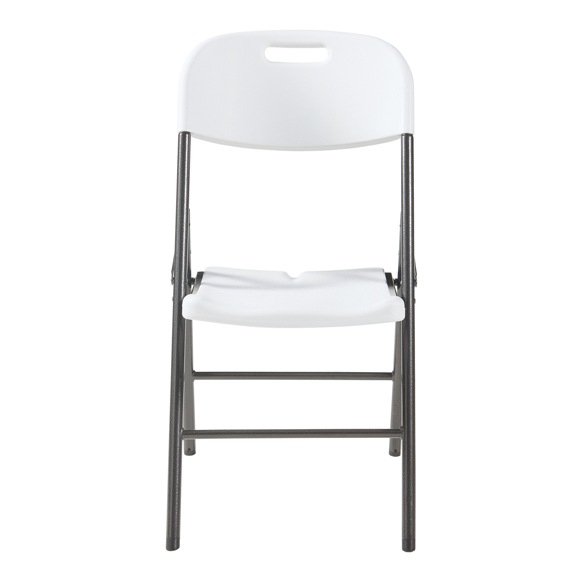 Set 4 scaune pliabile albe Ljusnarsberg din plastic HDPE si metal