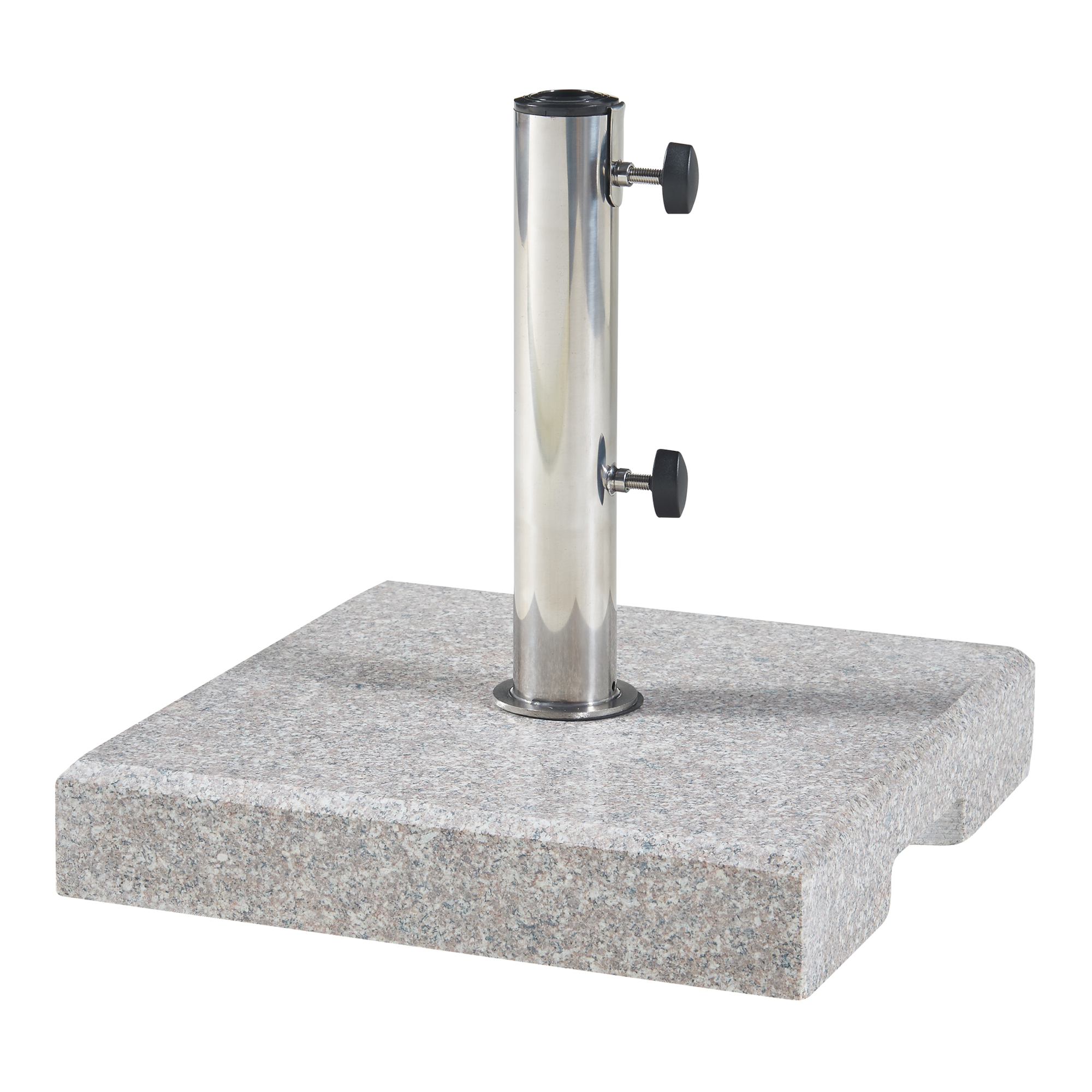 Suport pentru umbrelă de grădină Bomba din granit 38x38x6,5 cm