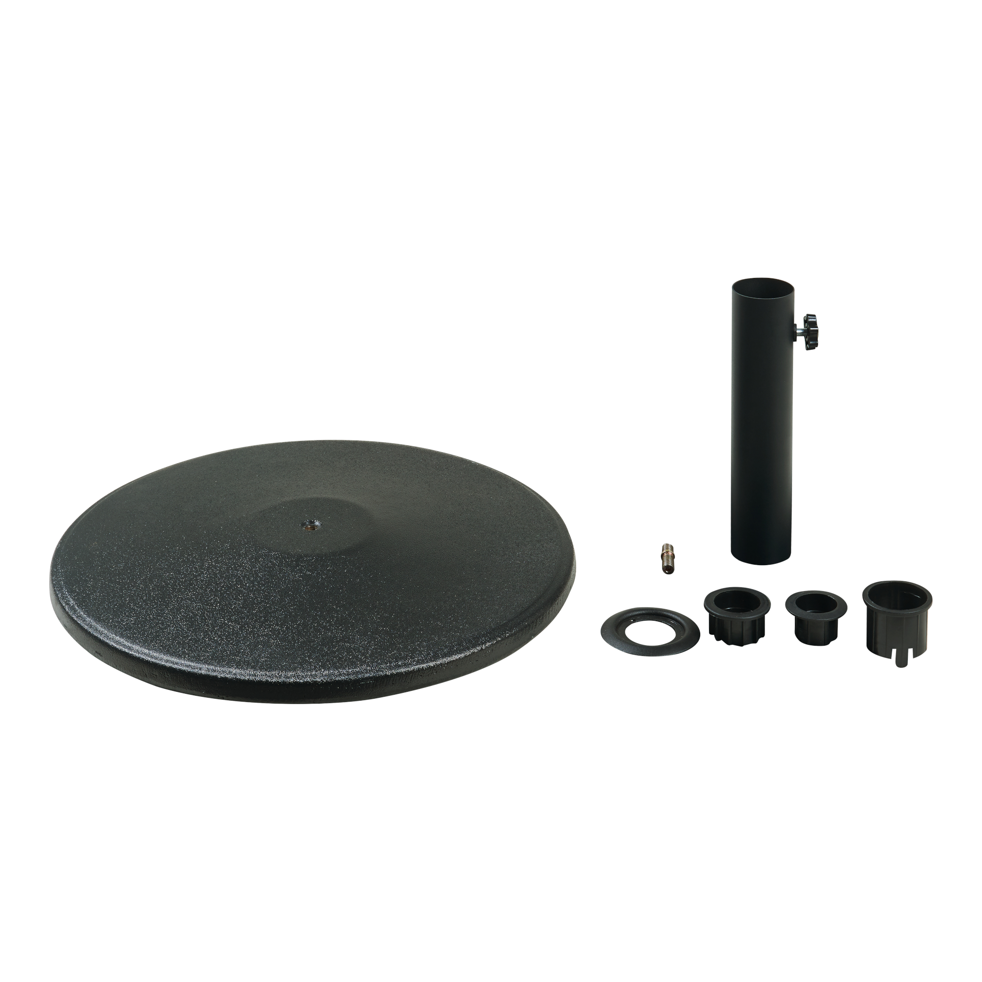 Bază pentru umbrelă de soare Bionaz, beton 17 kg, negru, Ø50 cm