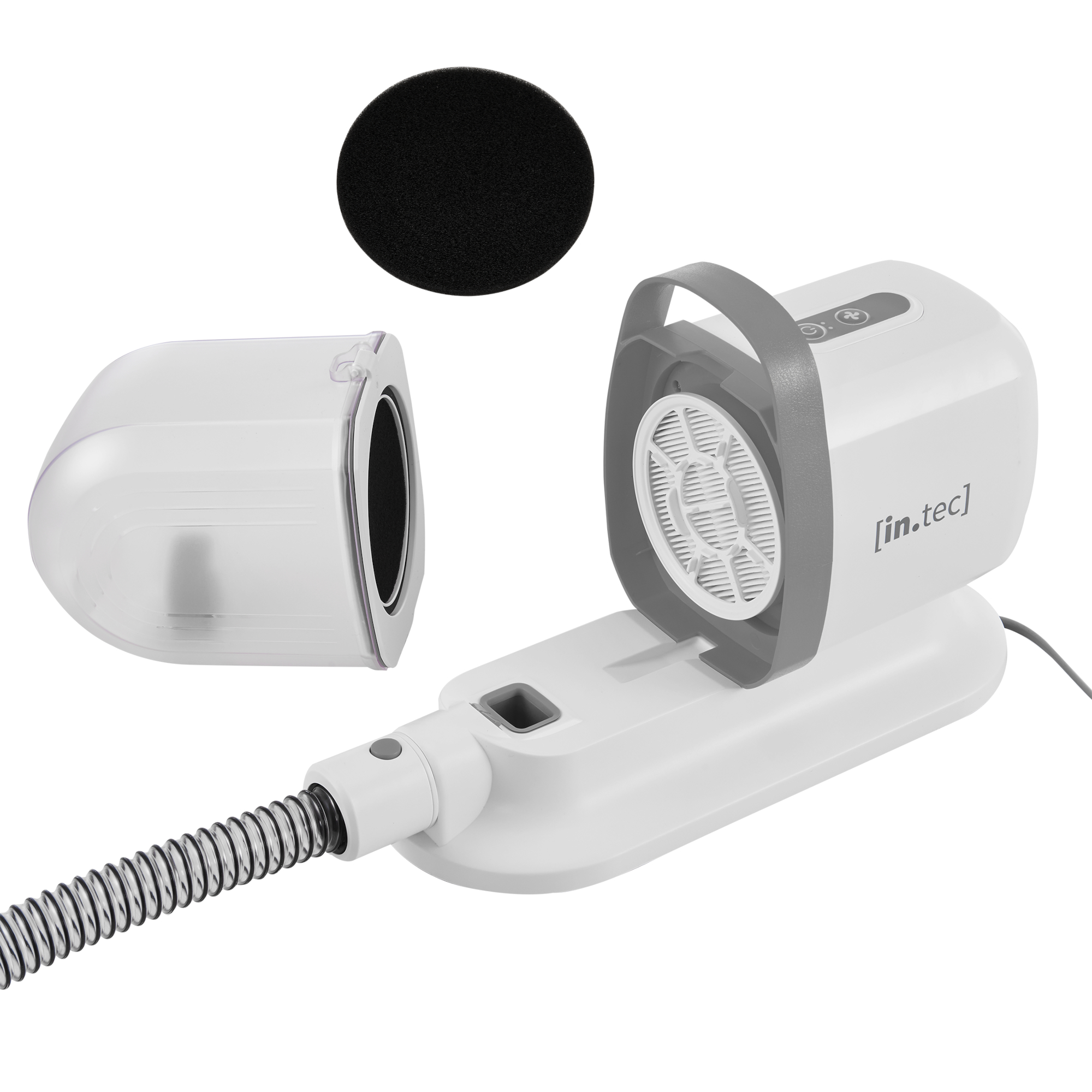 Set 5 în 1 pentru îngrijirea animalelor cu aspirare Amesbury alb/gri