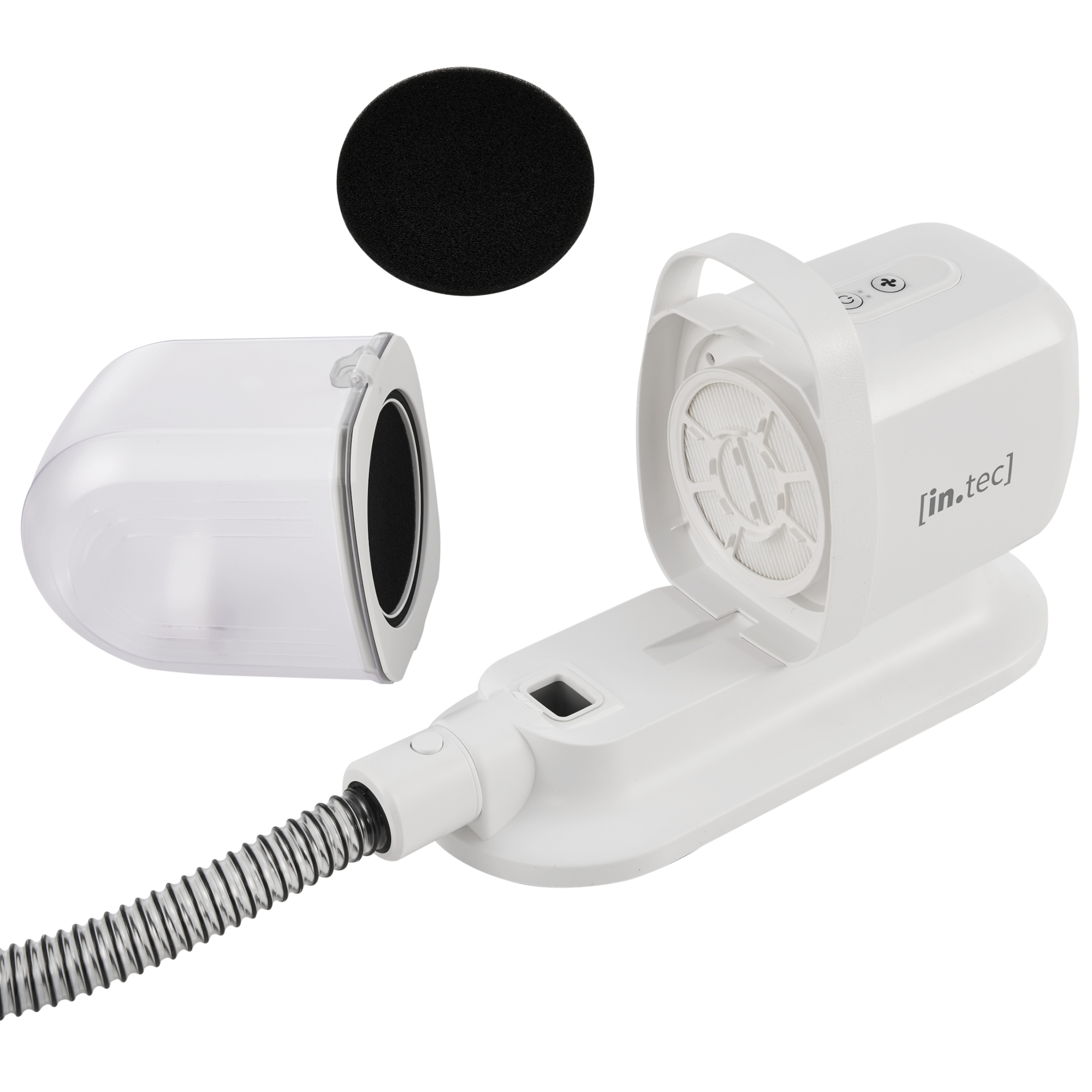 Set îngrijire animale 5 în 1 cu aspirator și mașină de tuns Amesbury alb