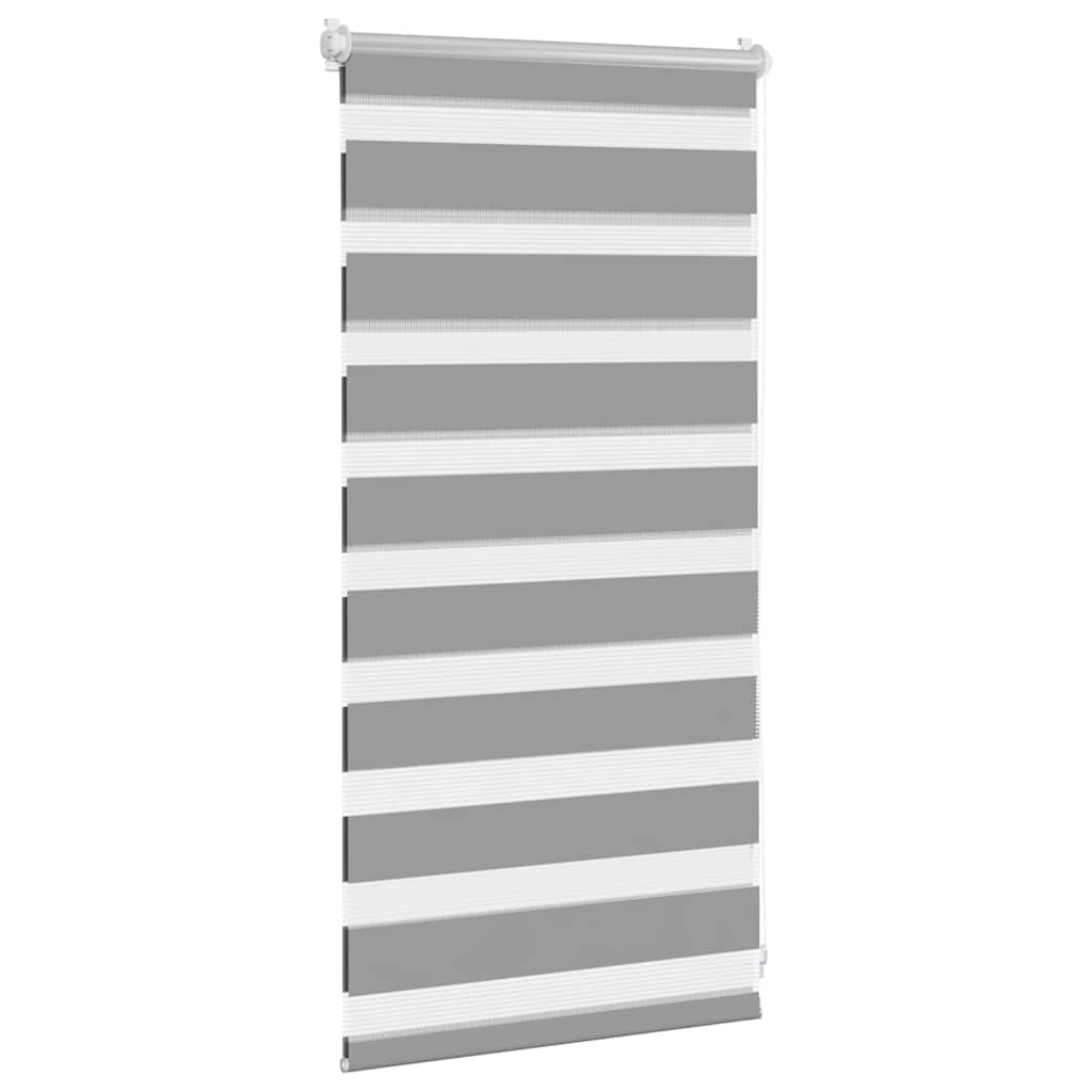 Jaluzea Zebră 40,9x100 cm Lățime material 36,7 cm gri GartenMobel Dekor