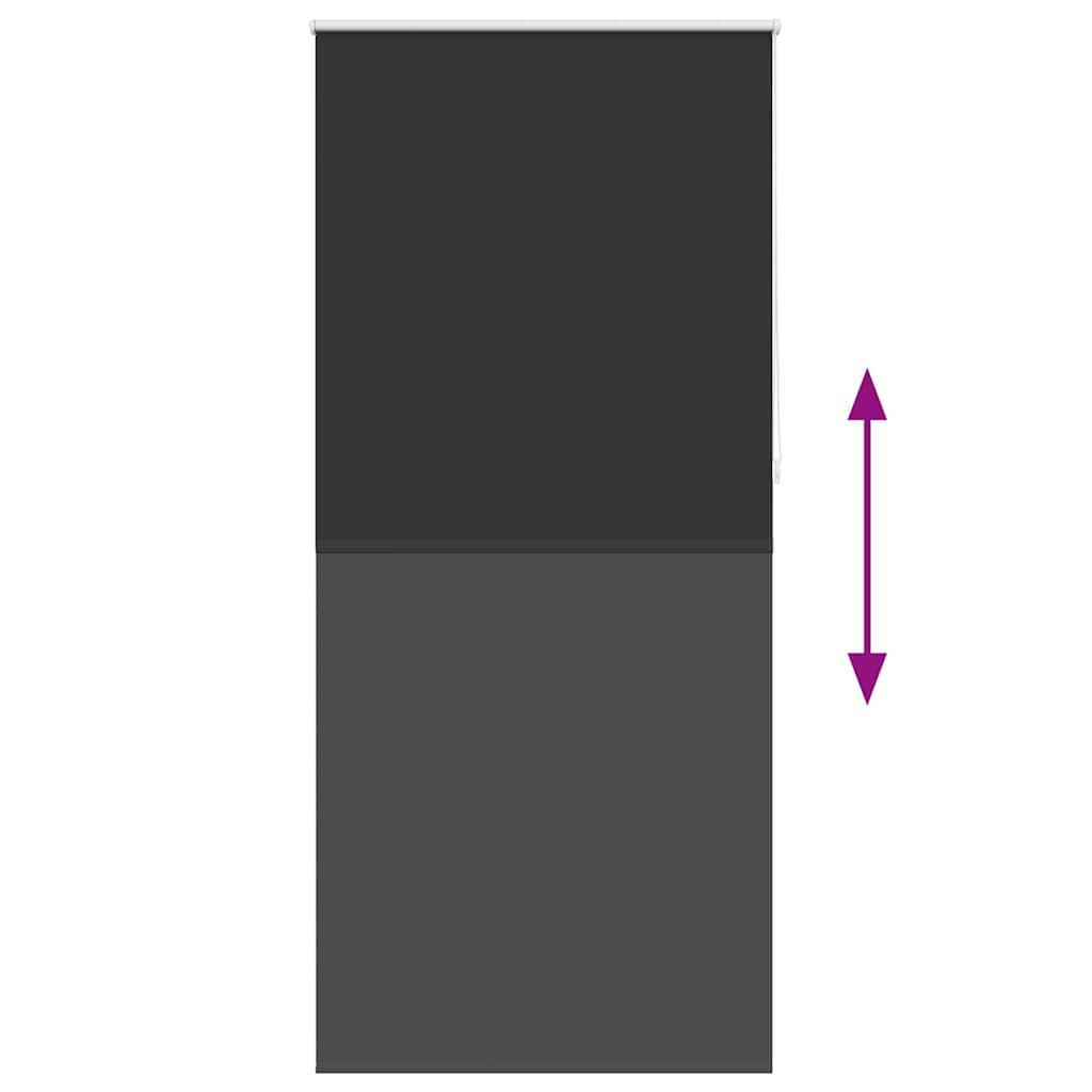 Jaluzea opacă 104,4x230 cm, lățime material 100 cm, negru GartenMobel Dekor