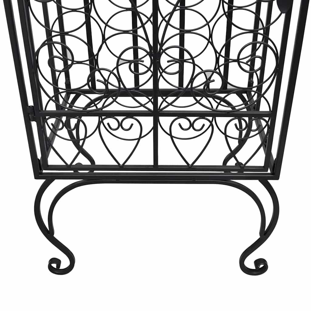 Suport sticle de vin pentru 28 de sticle, metal GartenMobel Dekor