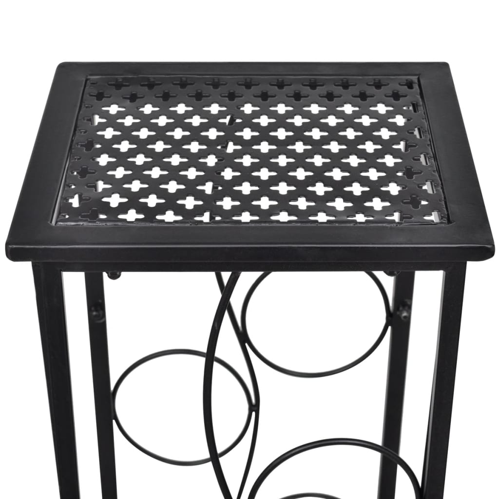 Suport sticle de vin pentru 8 sticle, metal GartenMobel Dekor