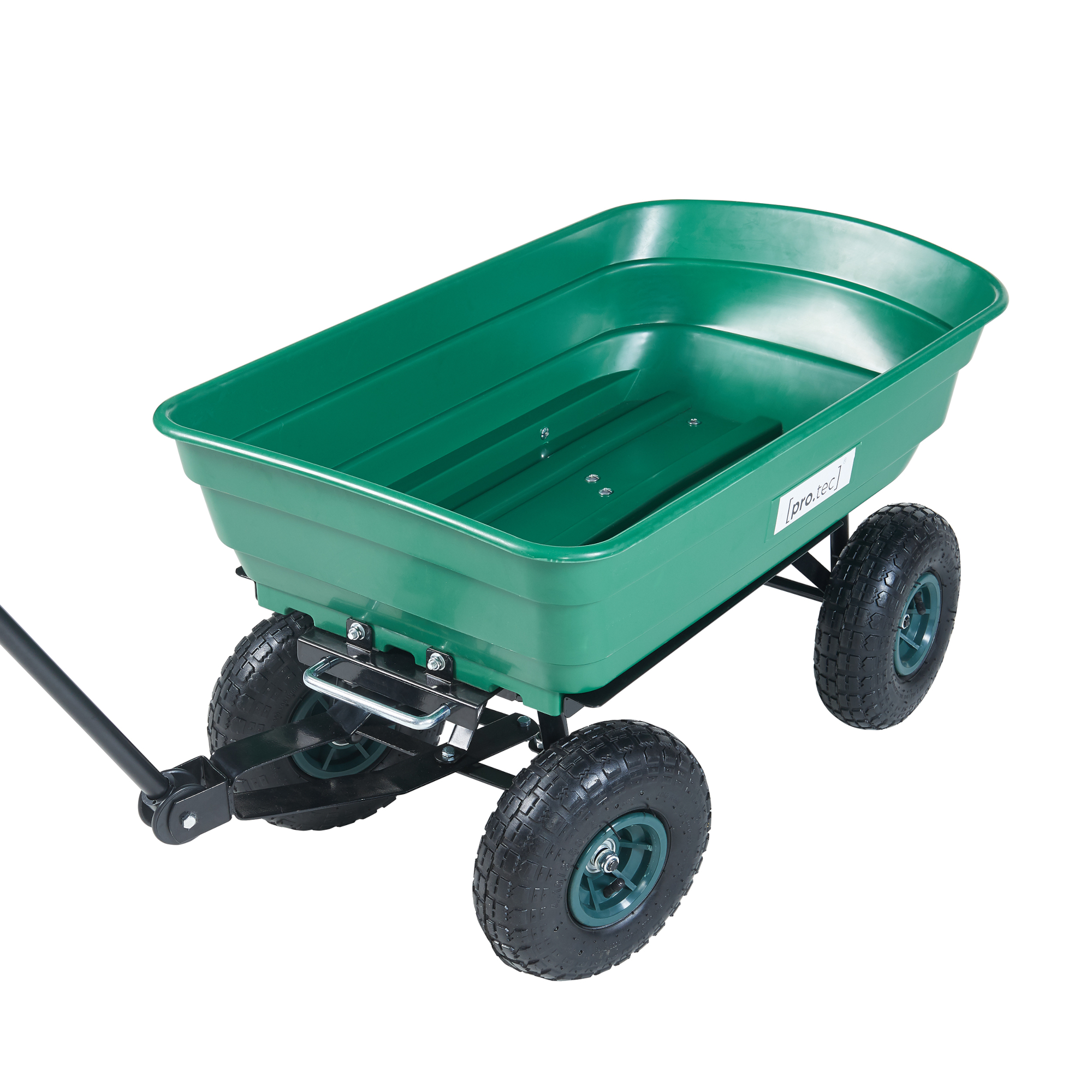 Cărucior de transport grădină Corfinio 250 kg, verde/negru