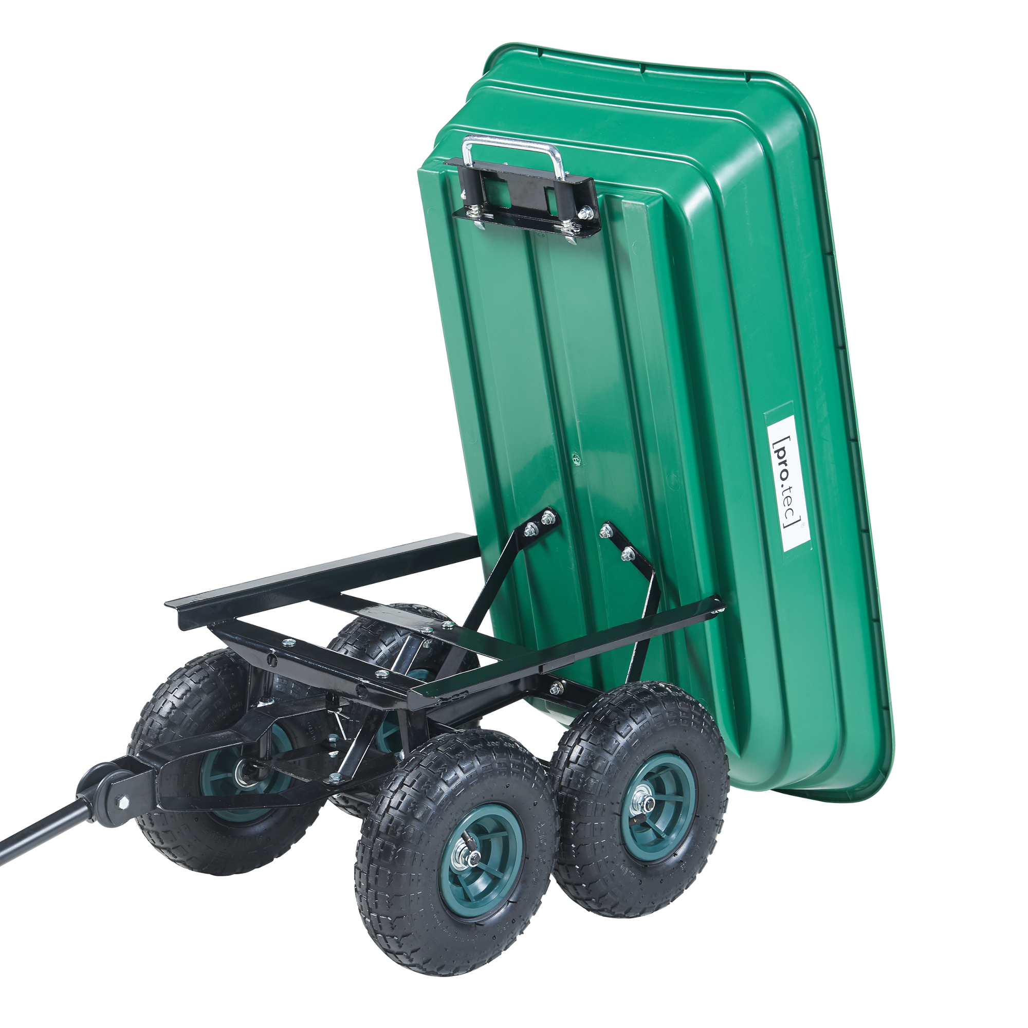 Cărucior de transport grădină Corfinio 250 kg, verde/negru