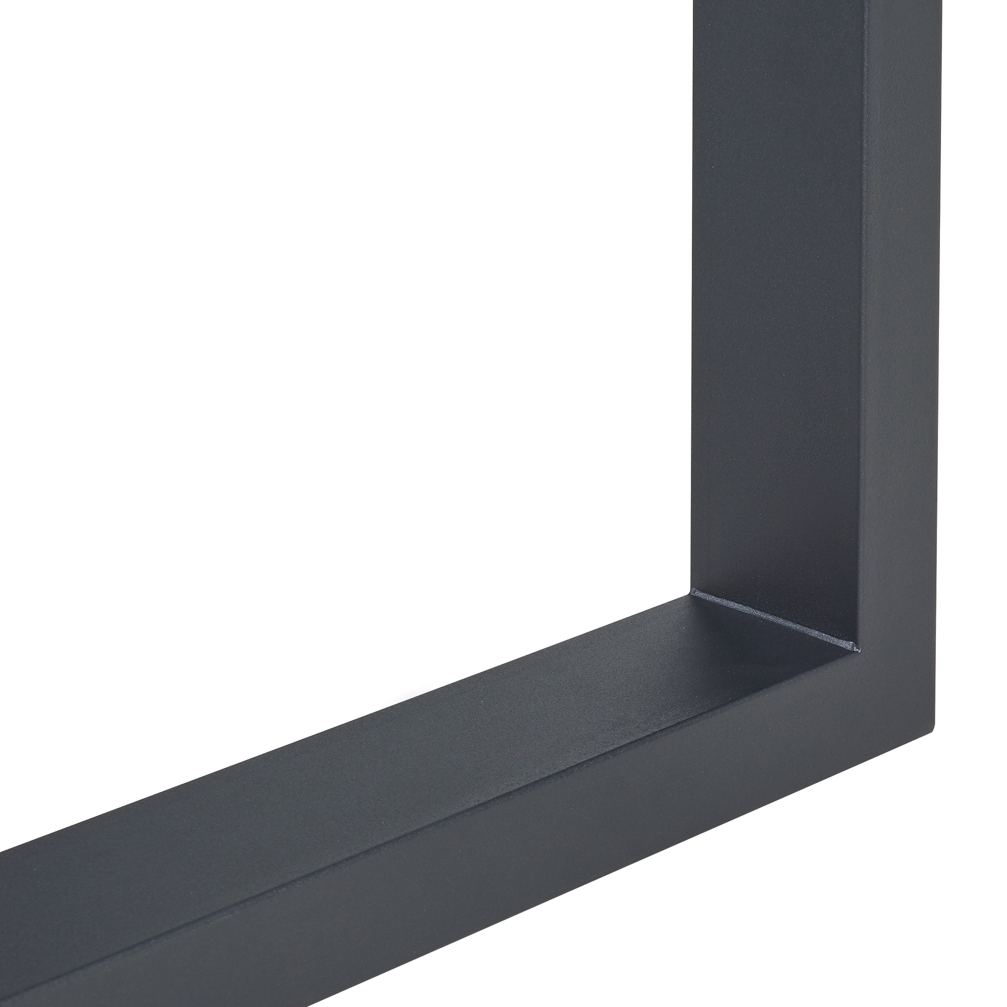 Set 2 picioare masă din oțel 40x64 cm negre pentru mobilier DIY