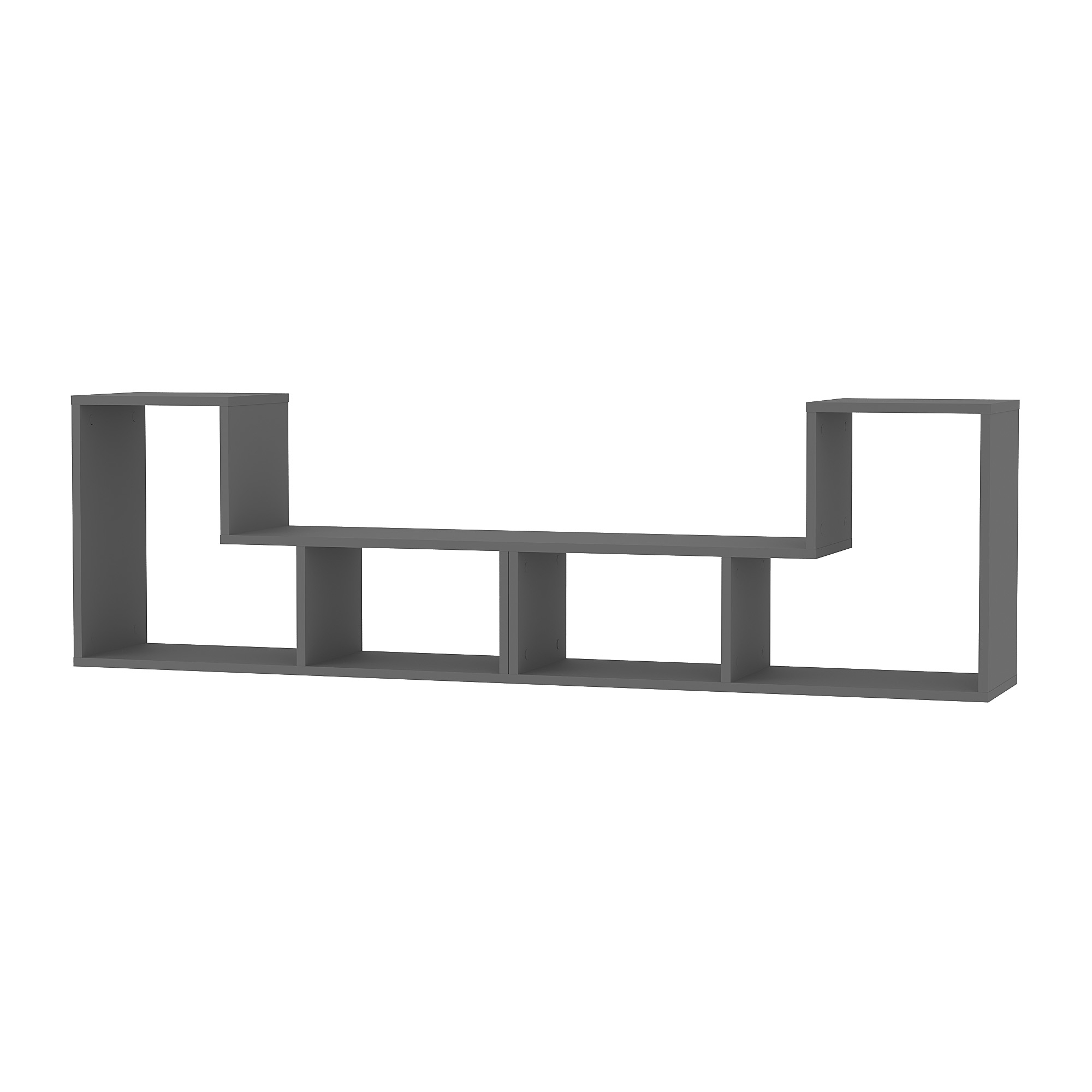 Set mobilier modular Hustersurd, 2 piese, antracit, multifunctional