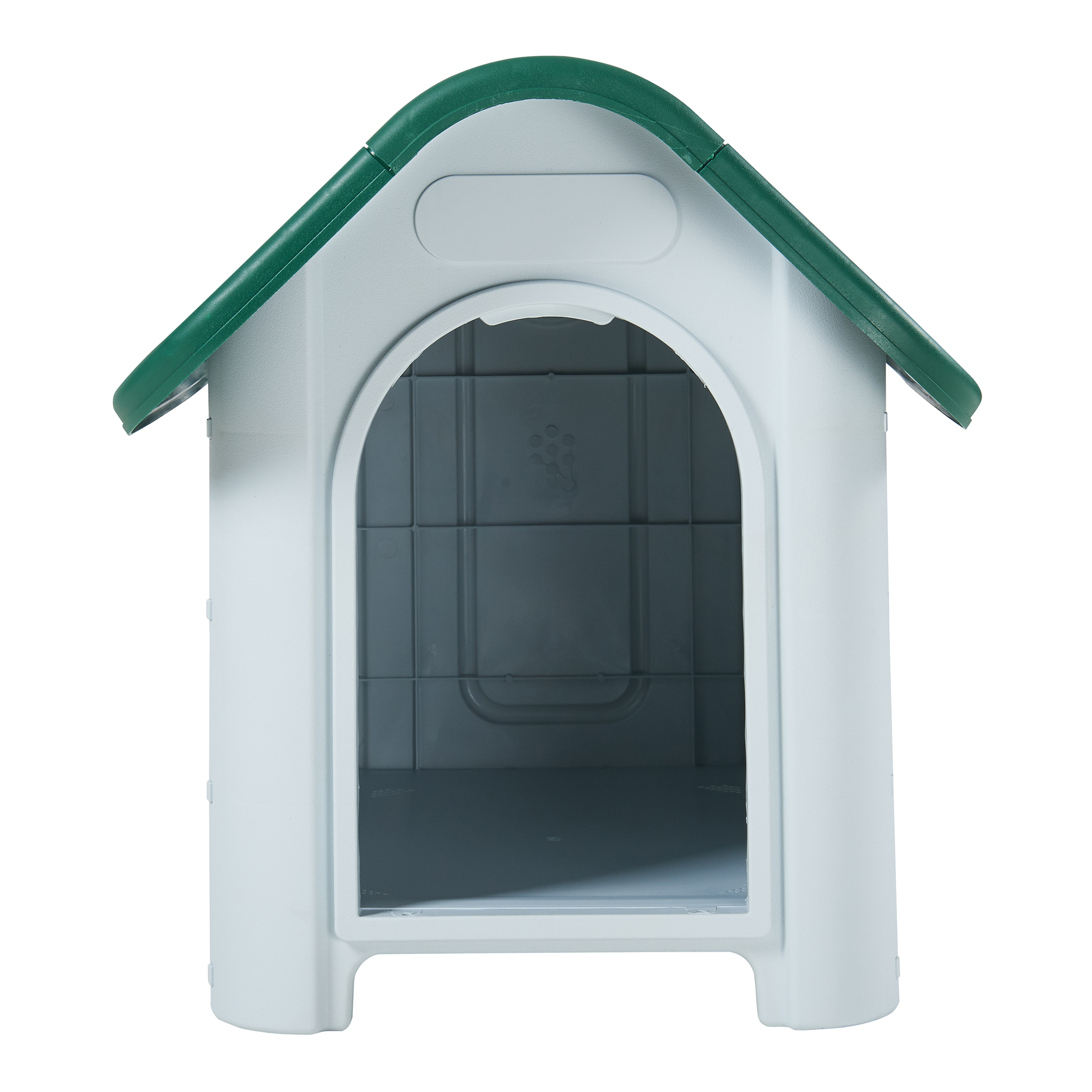 Cușcă pentru câini Bello 75x59x66 cm, alb verde, din plastic