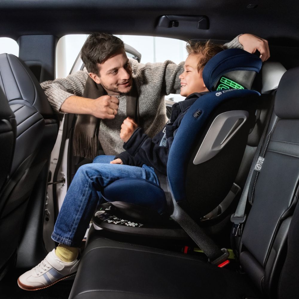 SCAUN AUTO KINDERKRAFT I-GROW 2 I-SIZE 40-150 CM, BLACK SuperHeroes ToysZone