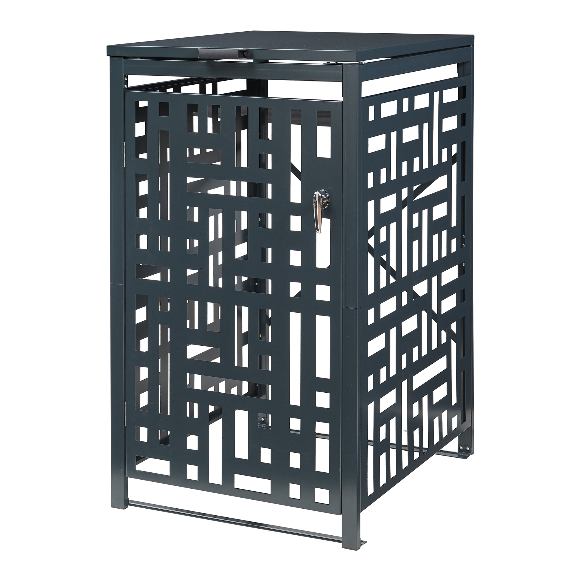 Masca pubela 240L Bernalda din otel galvanizat, antracit