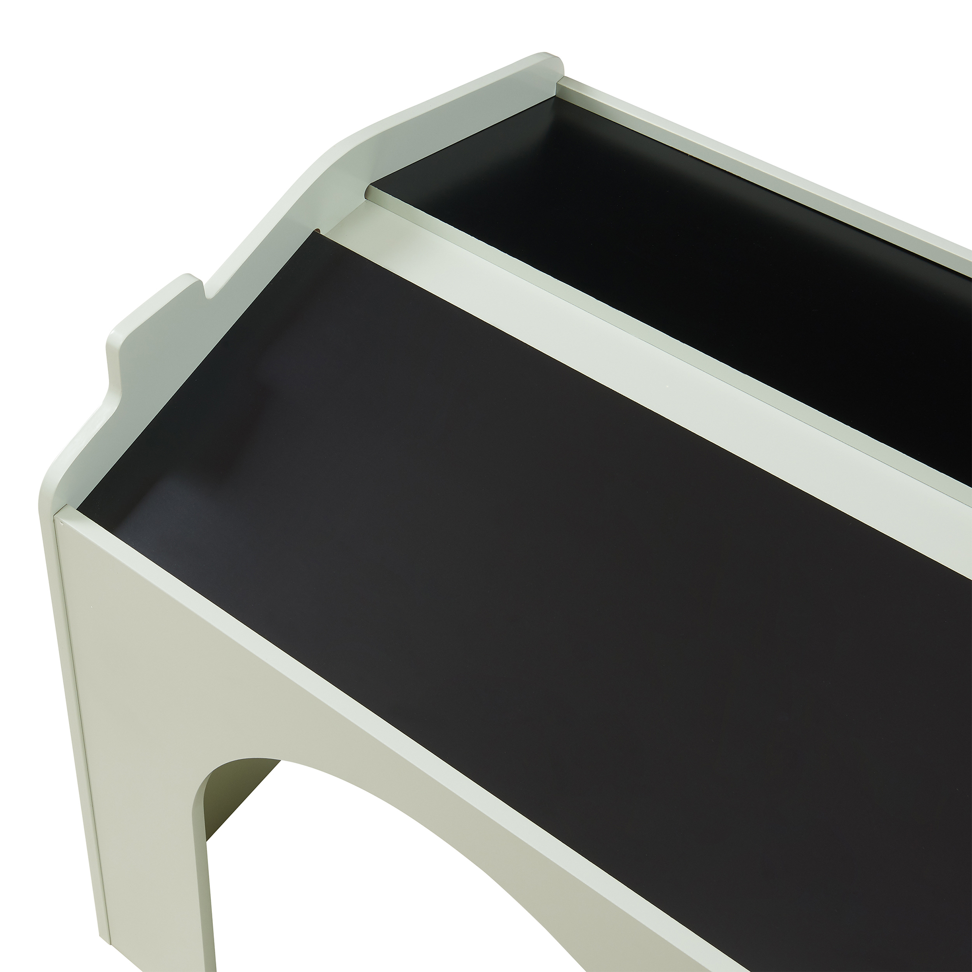 Masă de desen pentru copii Romso cu 2 scaune, verde mentă