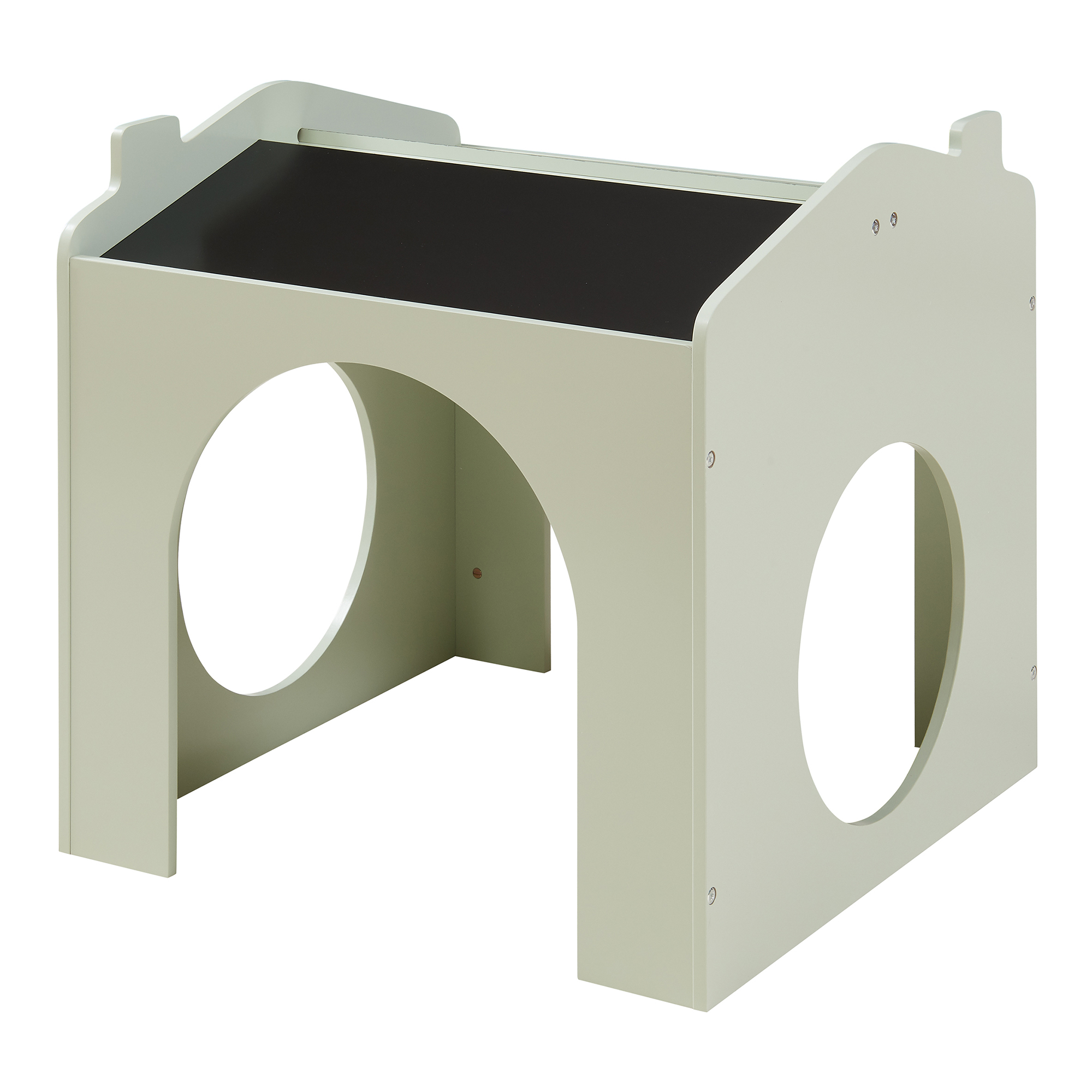 Masă de desen pentru copii Romso cu 2 scaune, verde mentă