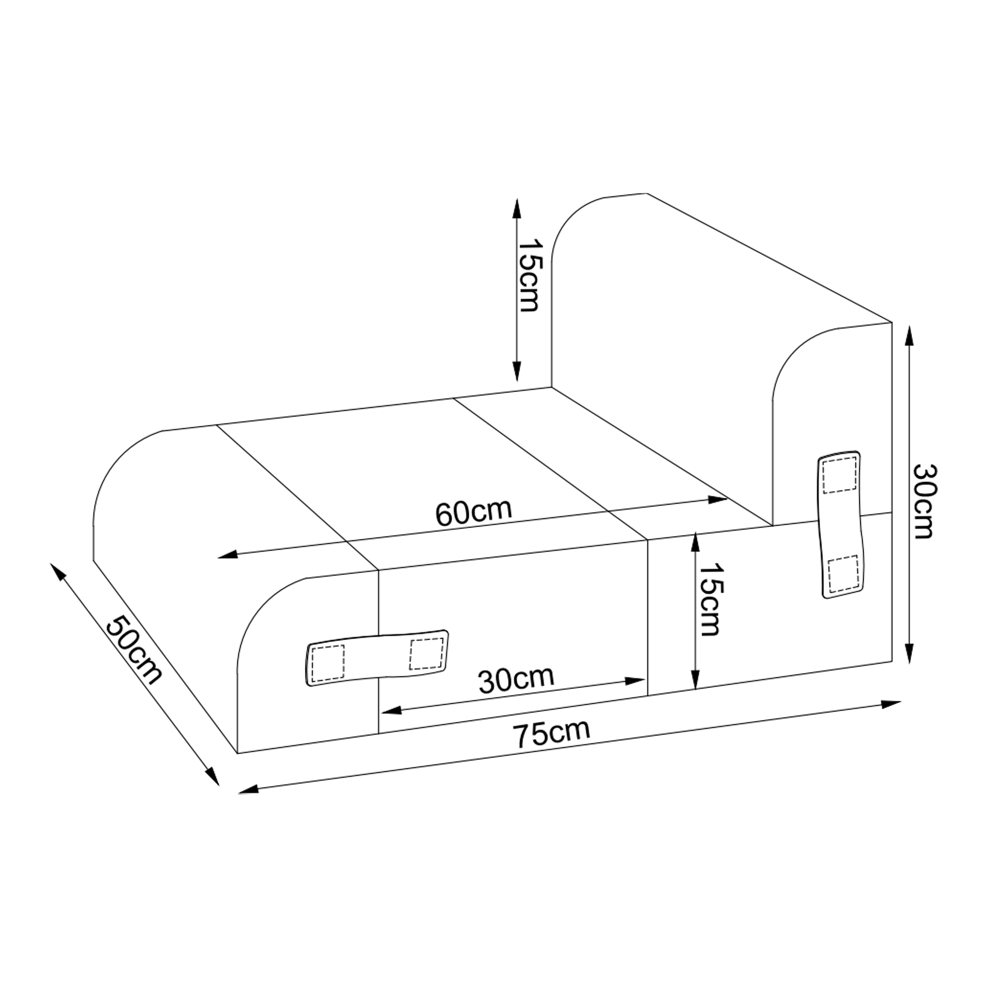 Trepte pentru animale de companie 4 piese, catifea reiata albastra