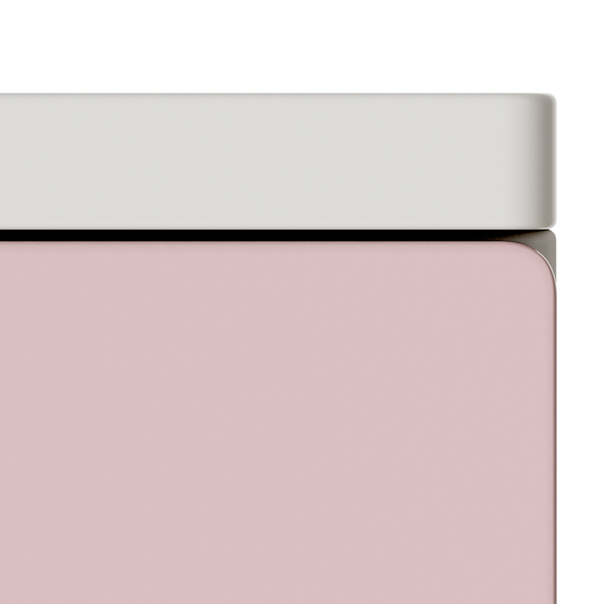 Dulap pentru copii Sandnes roz cu sertar, 123x60x40 cm