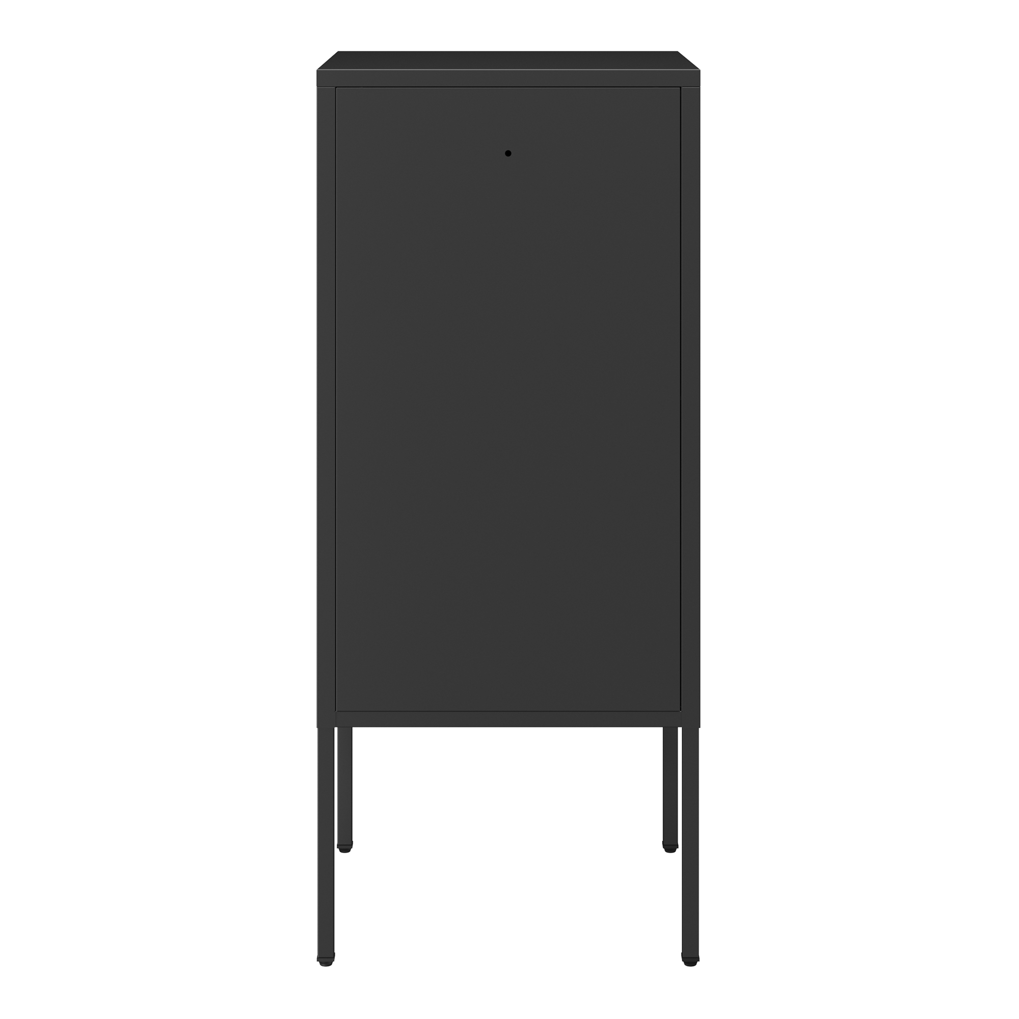 Set 2 noptiere metalice negre cu cheie, stanga/dreapta, Hausjarvi