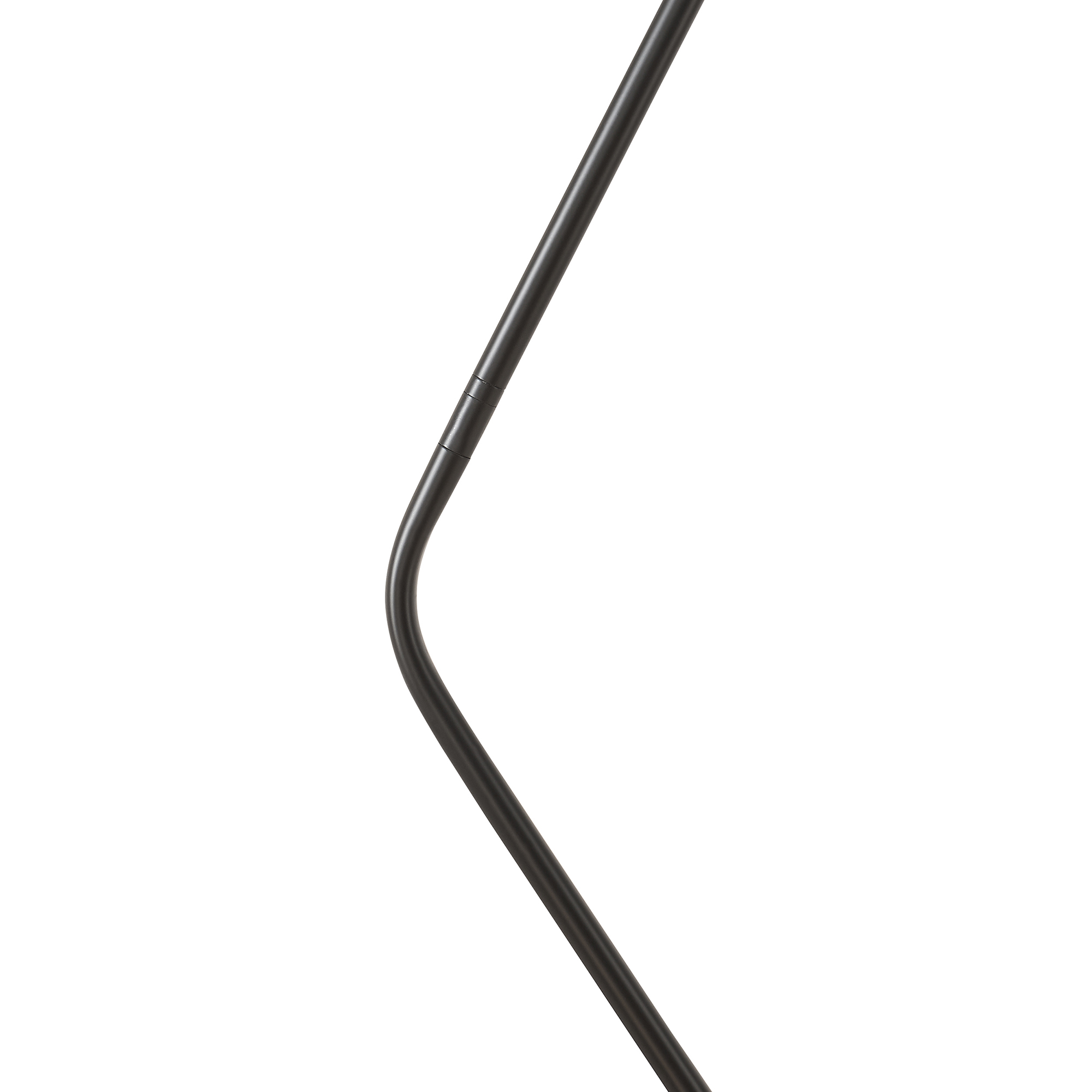 Lampadar modern Vatka GU10 din metal negru cu bază din marmură albă