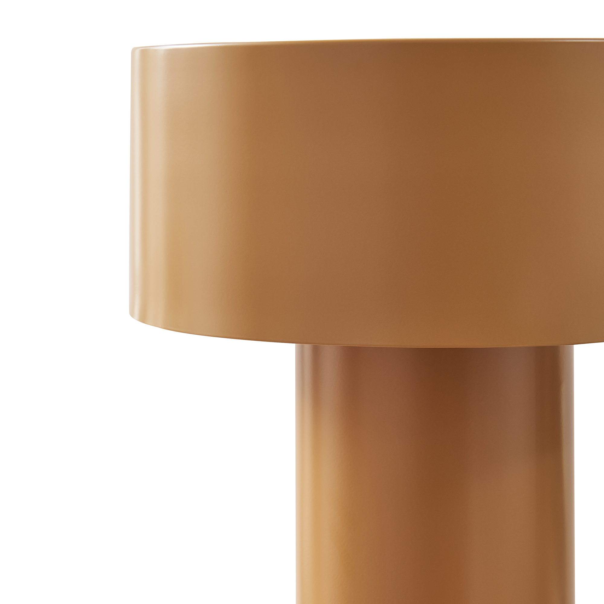 Lampă de masă Kömn din metal maro, 37 x 30 cm, design modern