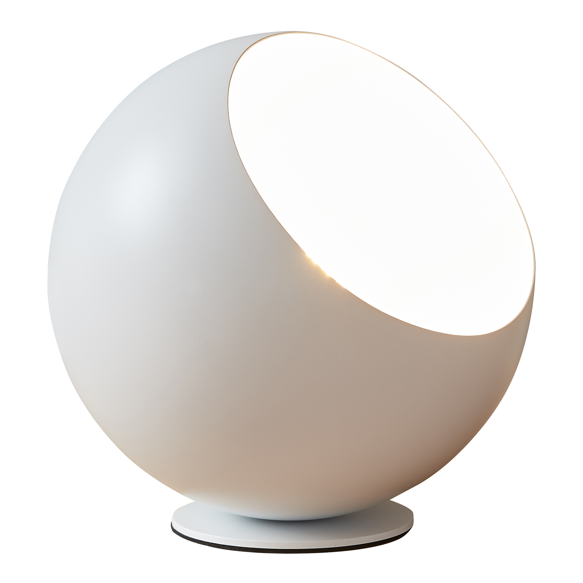 Lampa de masă Lukkodso albă din metal, E27, 20 x 20 cm