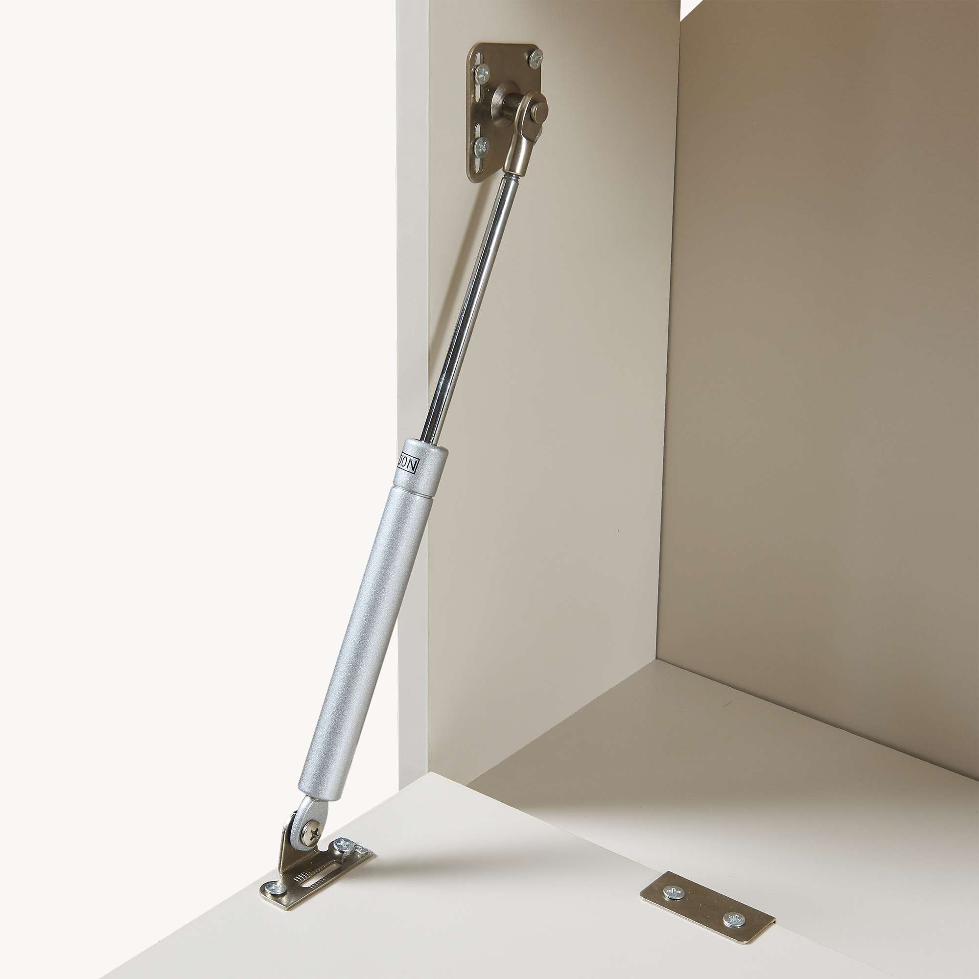 Birou pliabil de perete Rautalampi 83x48x15 cm, bej, cu raft