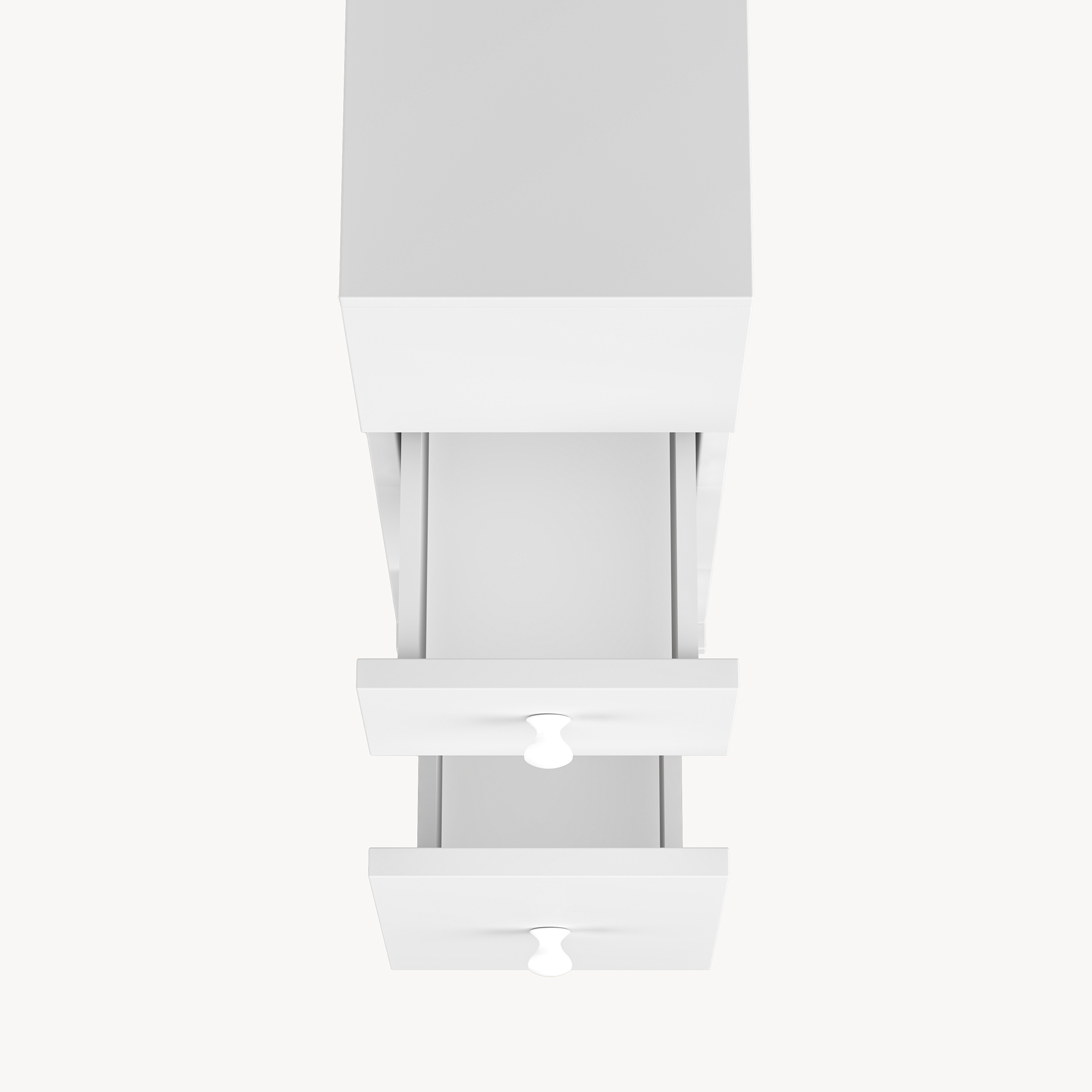 Dulap îngust cu roți pentru baie sau bucătărie Broreynna, alb, 66x15x33 cm