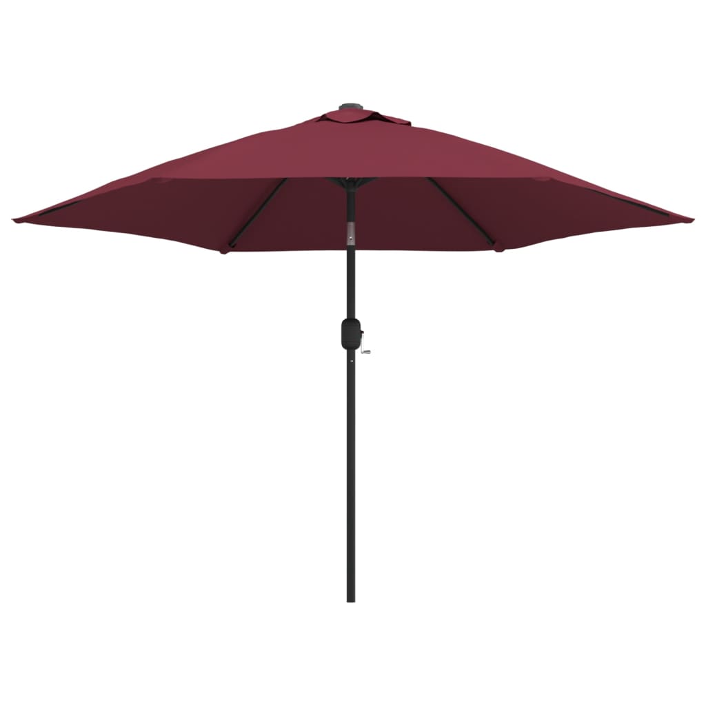 Umbrelă de soare de grădină, stâlp metalic, roșu bordo, 300 cm GartenMobel Dekor