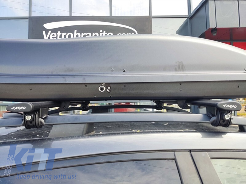 Bârne aerodinamice din aluminiu Farad 120 negre Performance AutoTuning